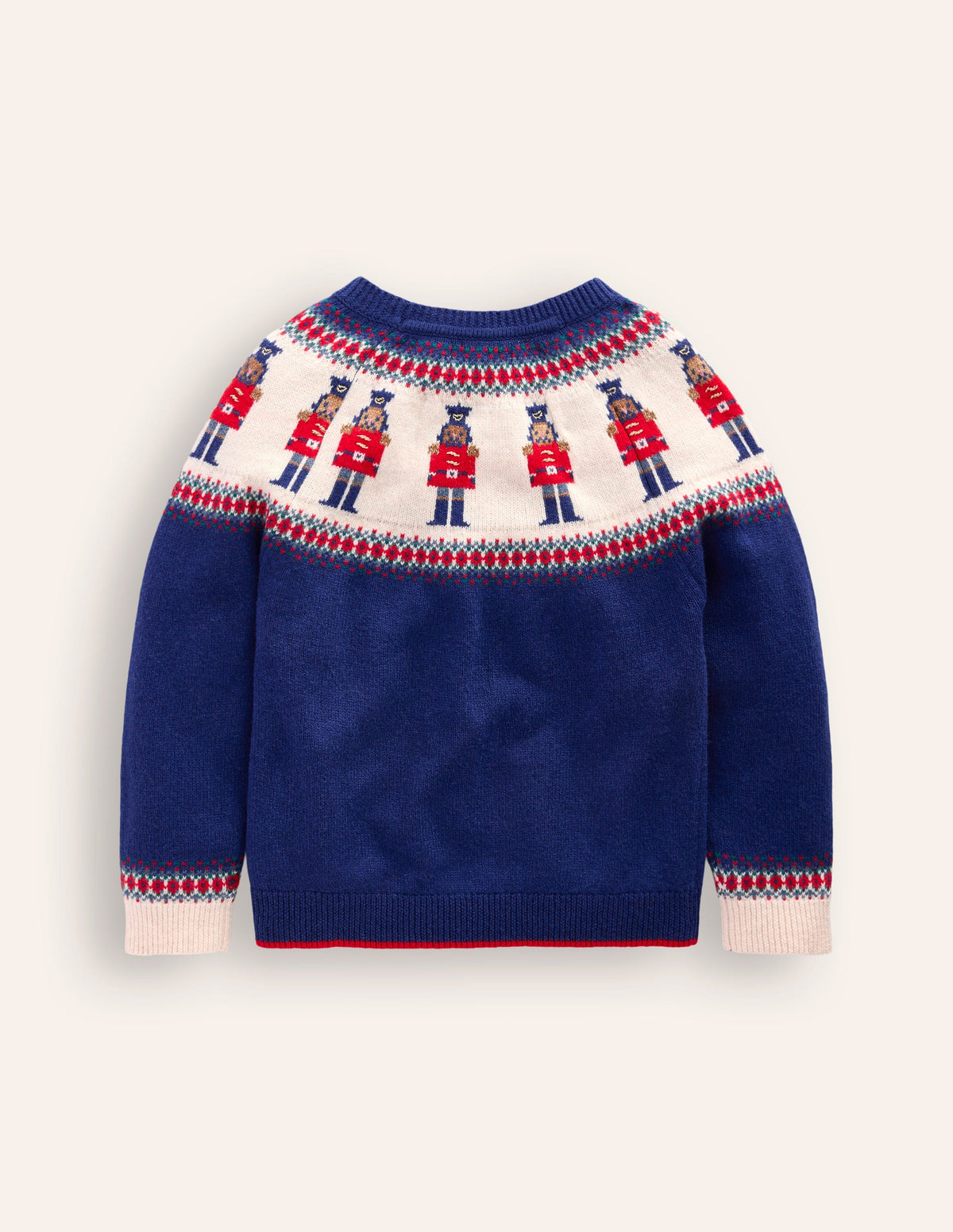 Fair-Isle-Pullover-Marineblau Nussknacker - Image 3