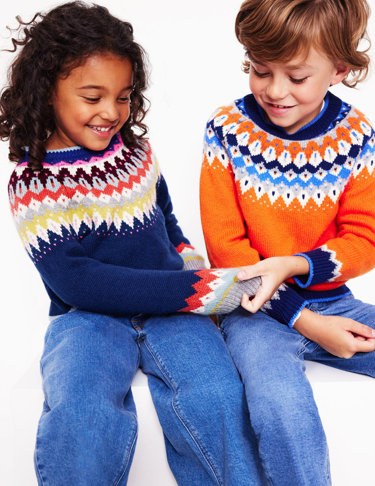Fair-Isle-Pullover-Terrakotta-Orange - Image 4