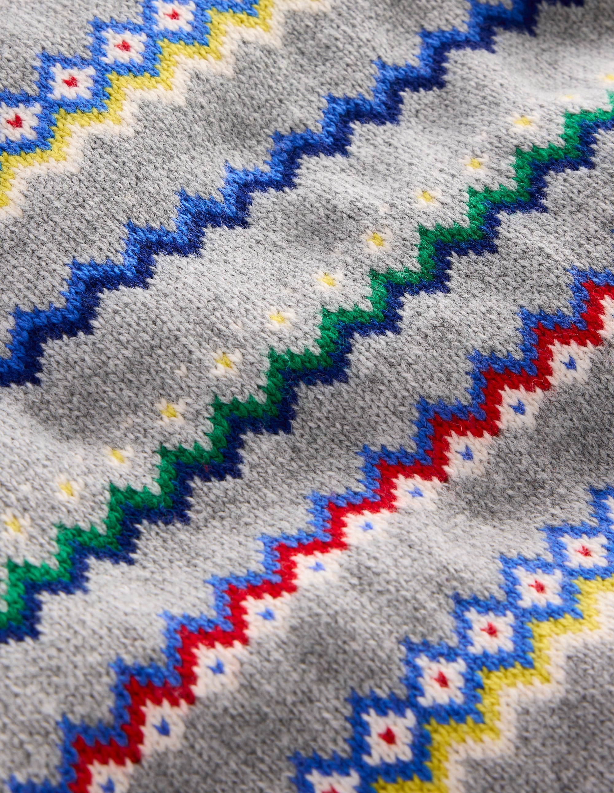 Fair Isle Jumper-Grey Marl - Image 6