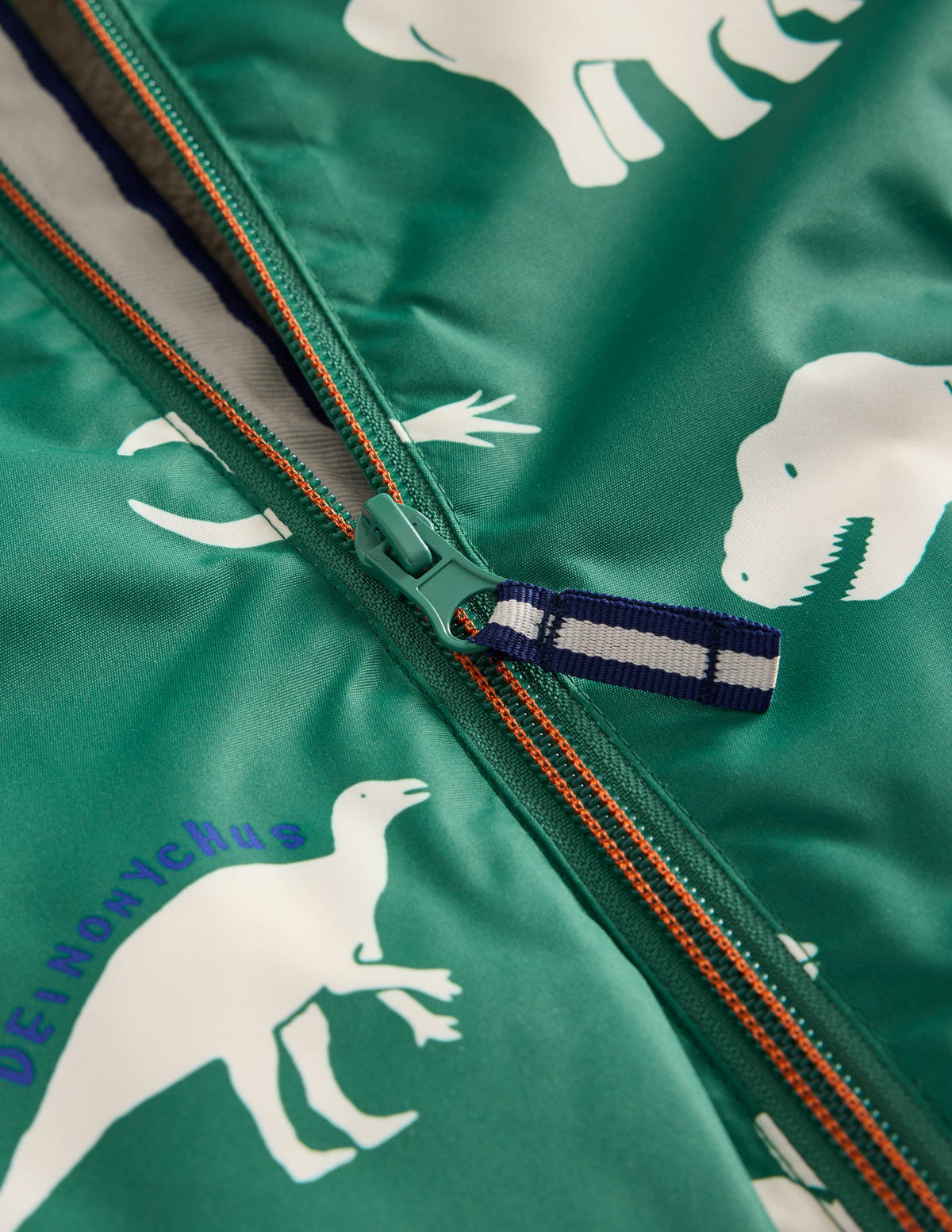Sherpa Lined Anorak-Spruce Green Dino-3