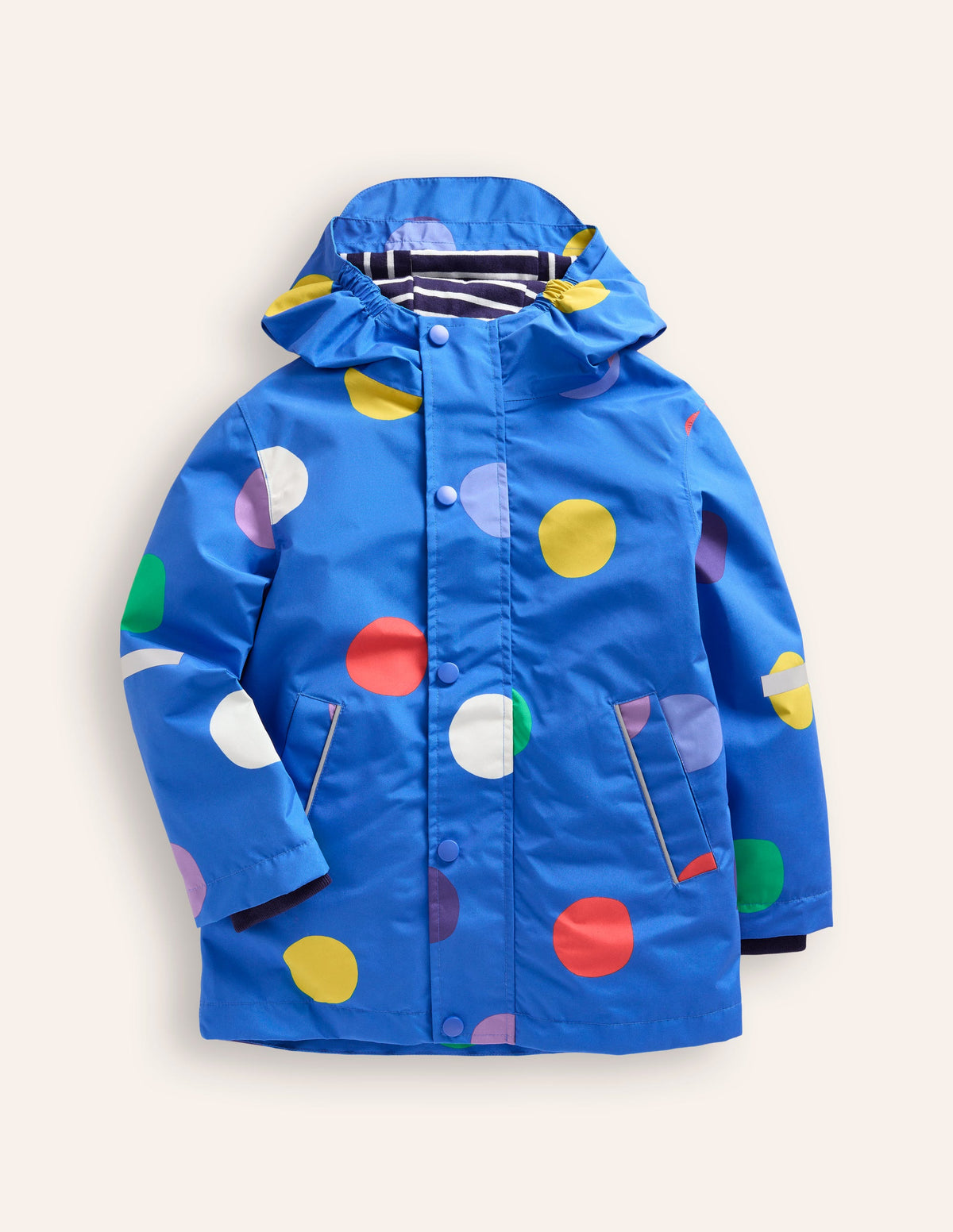 Wasserdichte Fischerjacke-Bunt Gepunktet - Image 1