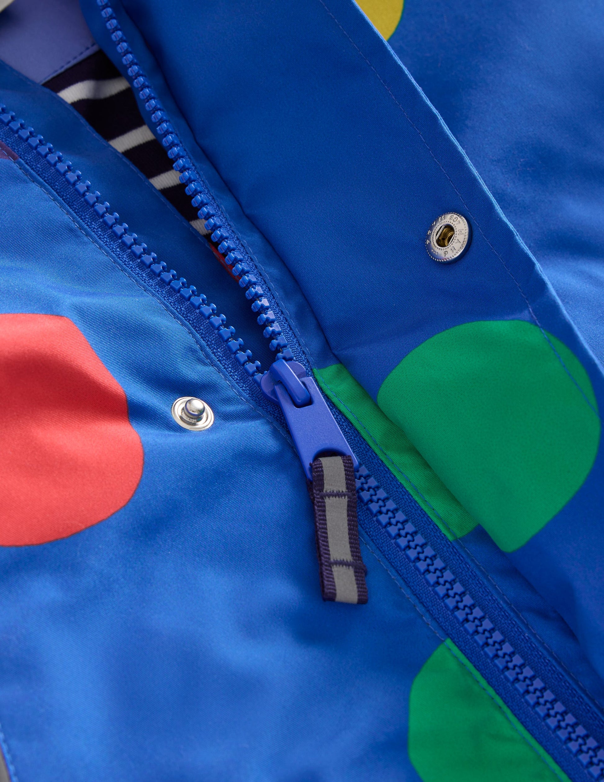 Wasserdichte Fischerjacke-Bunt Gepunktet-3