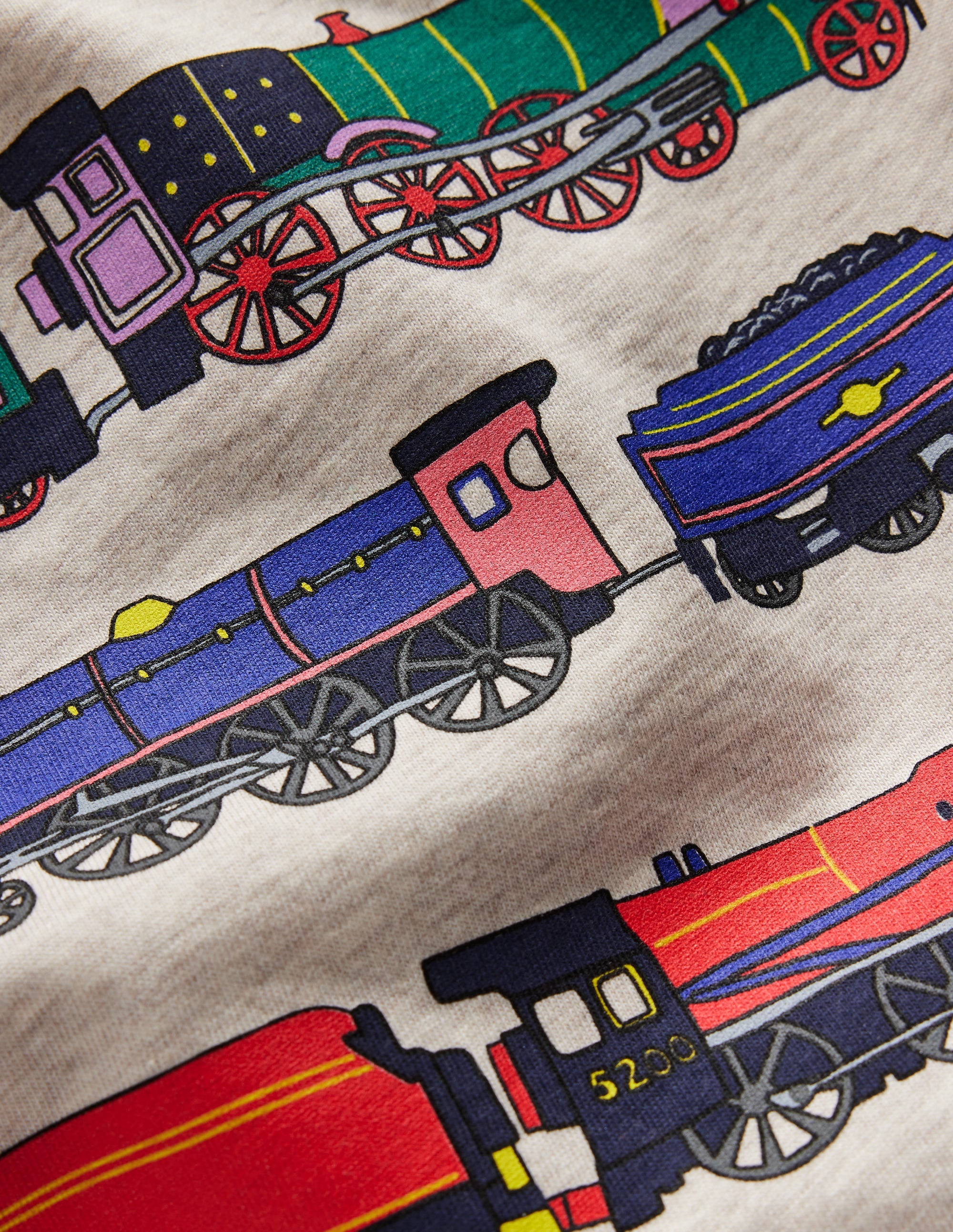 T-Shirt mit Logodruck und Raglanärmeln-Juwelengrün Züge - Image 3