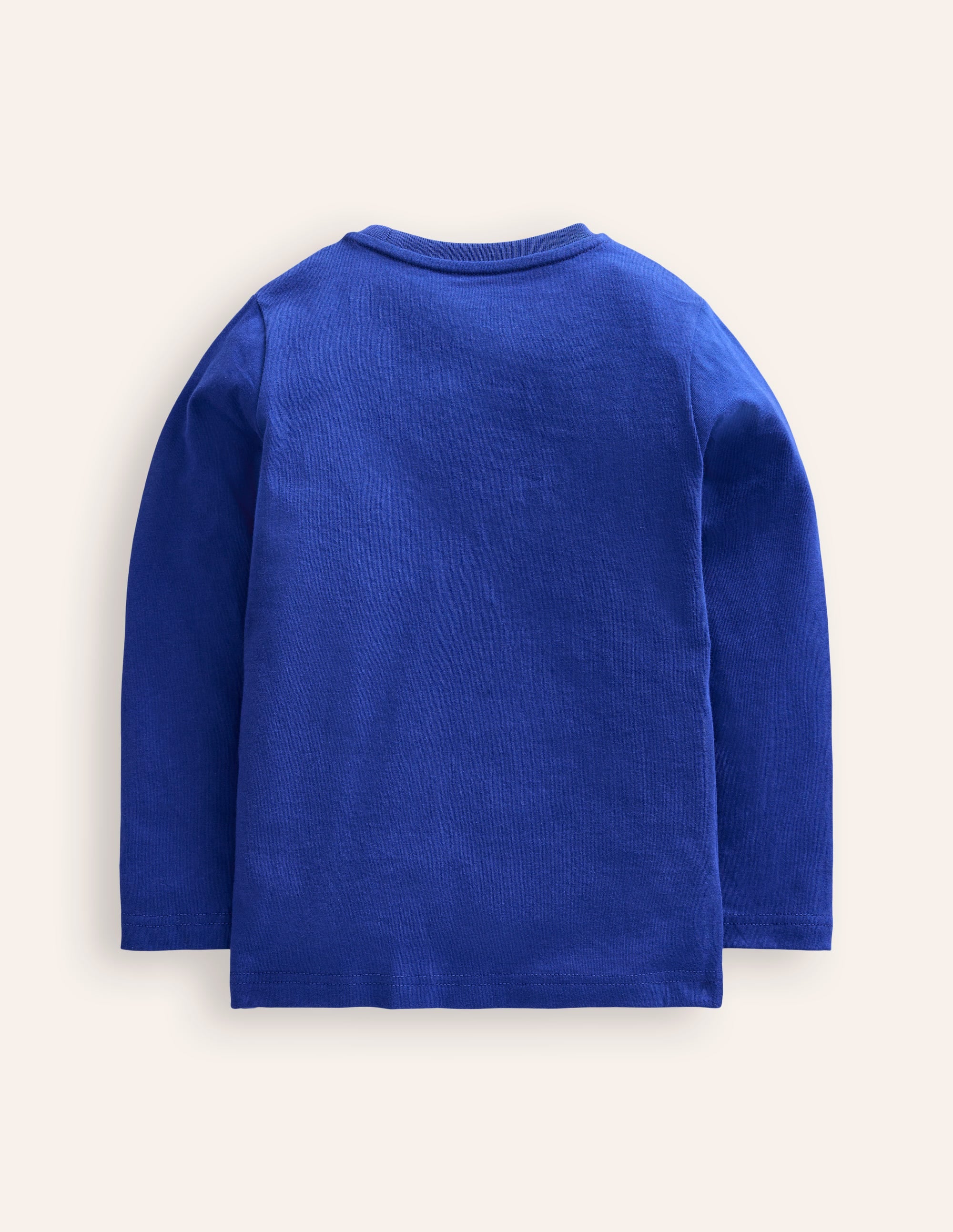 T-Shirt mit Eulen-Applikation-Saphirblaue Eulen - Image 2