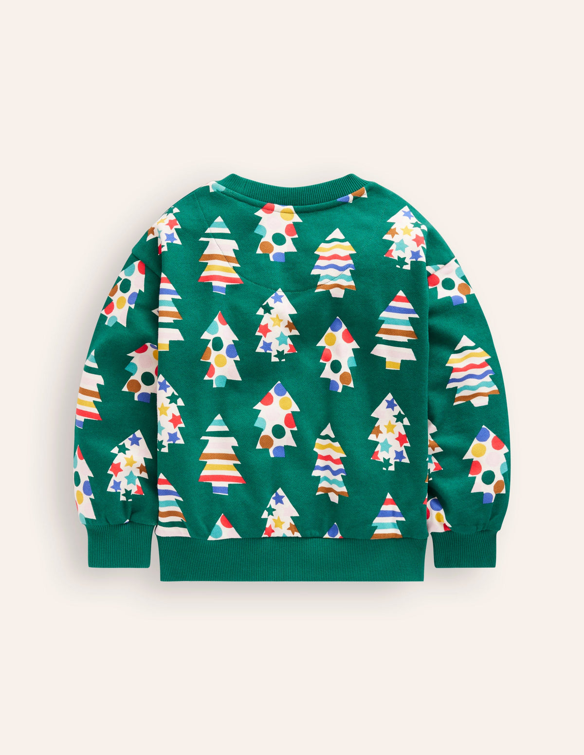 Printed Sweatshirt-Christmas Tree - Image 2