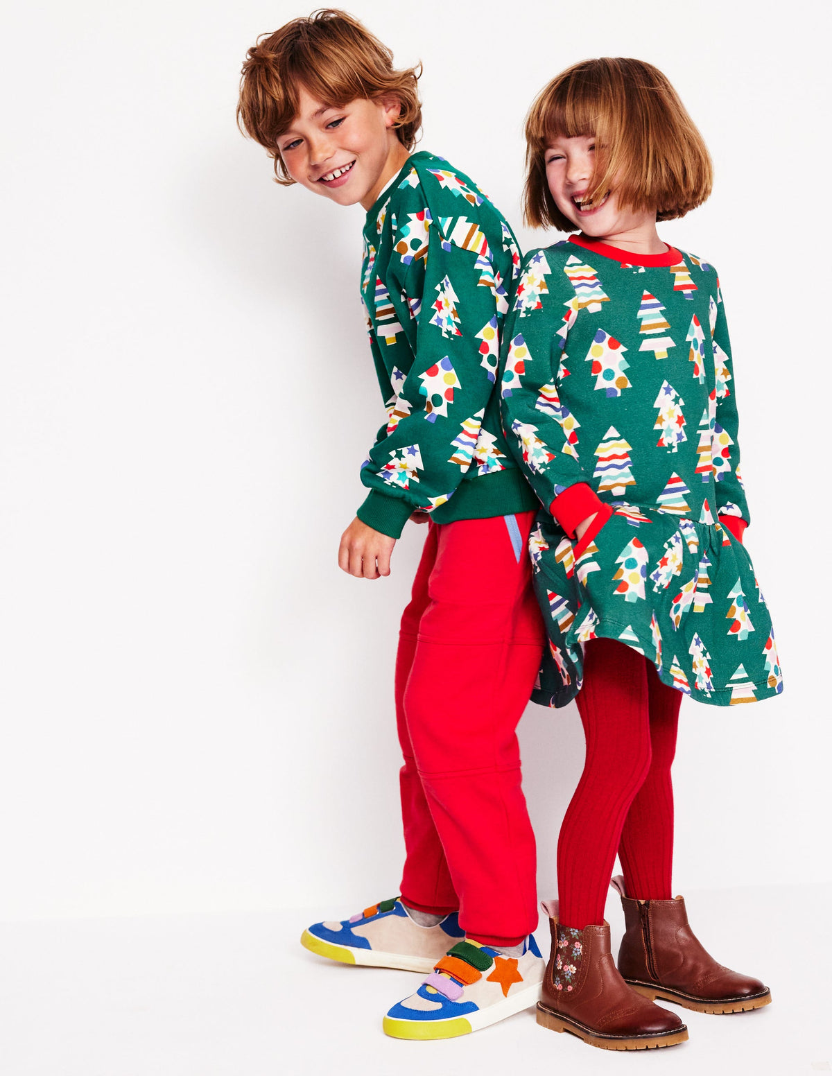 Printed Sweatshirt-Christmas Tree-5