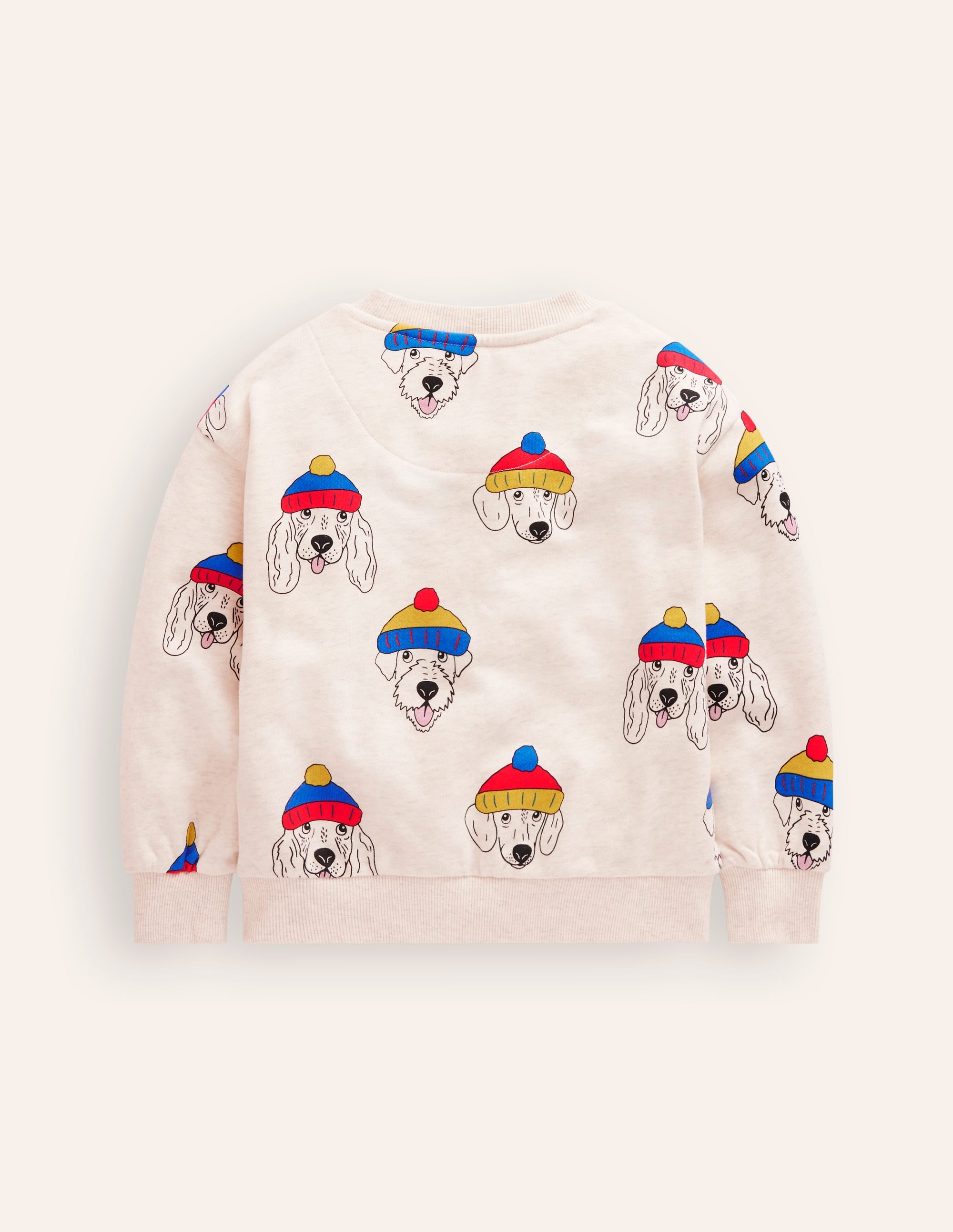 Bedrucktes Sweatshirt-Haferbeige Coole Hunde - Image 2