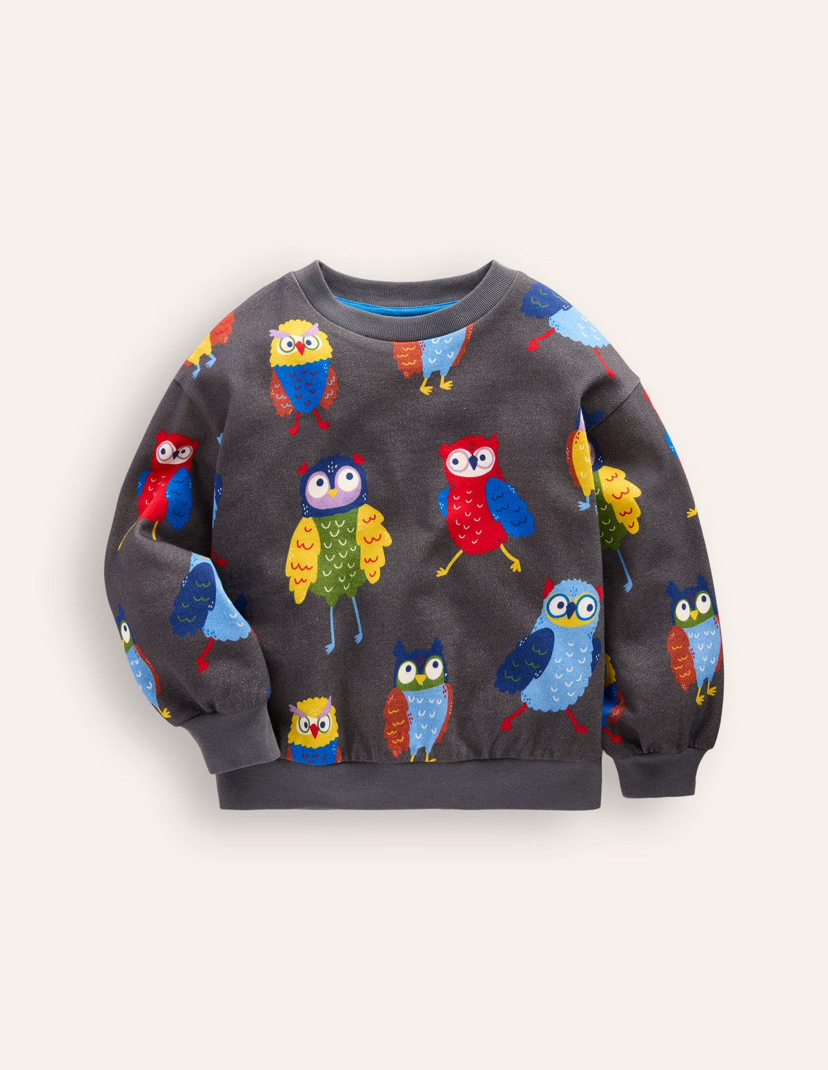 Bedrucktes Sweatshirt-Coole Eulen - Image 1