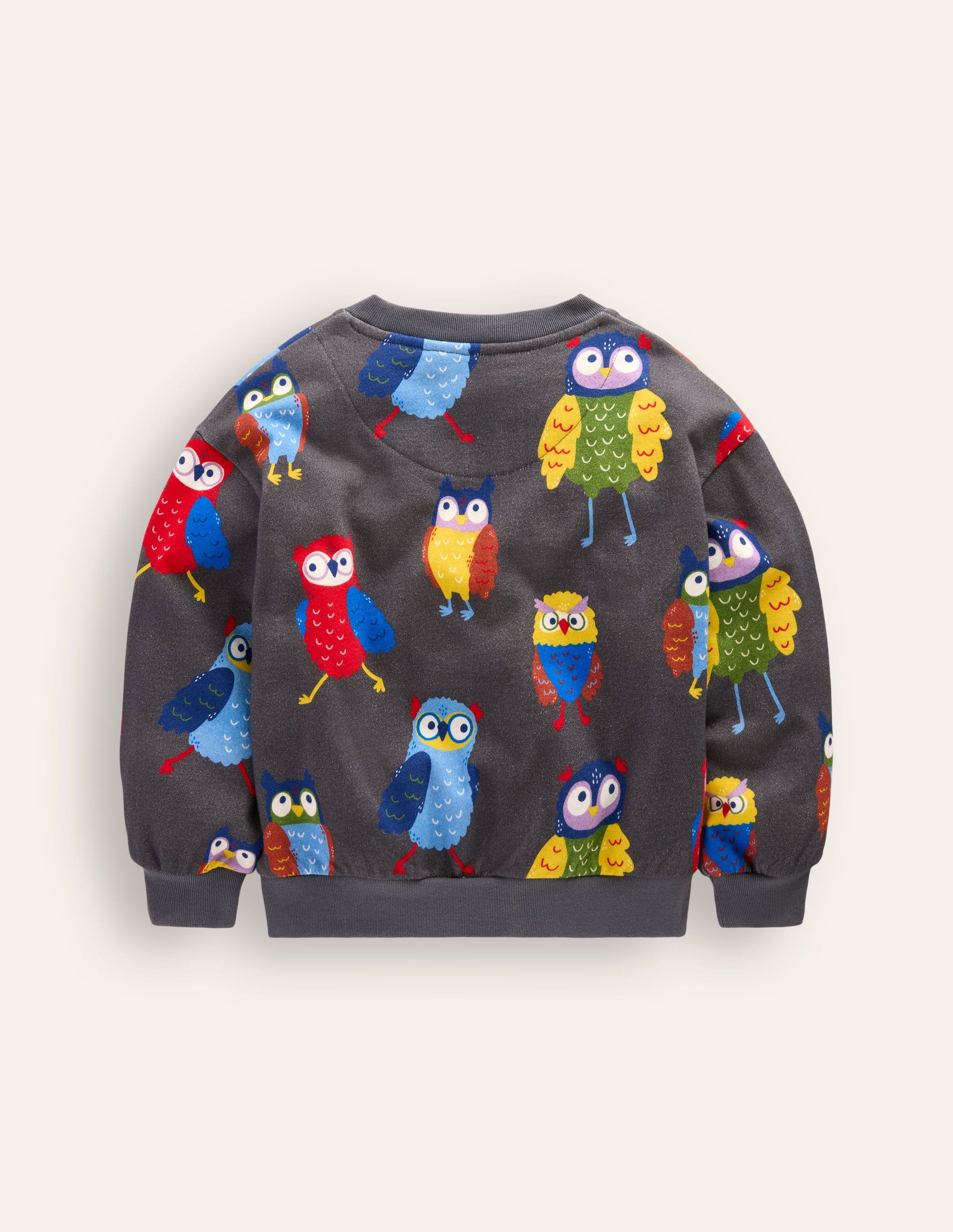 Bedrucktes Sweatshirt-Coole Eulen-2