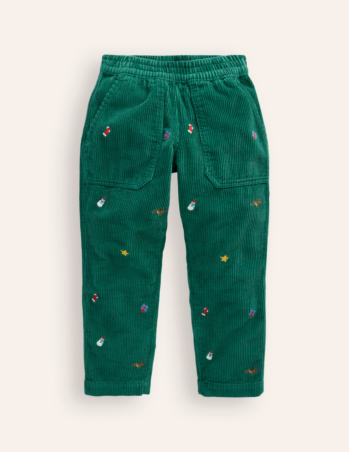 Cordhose zum Hineinschlüpfen-Festlich Stickerei - Image 1