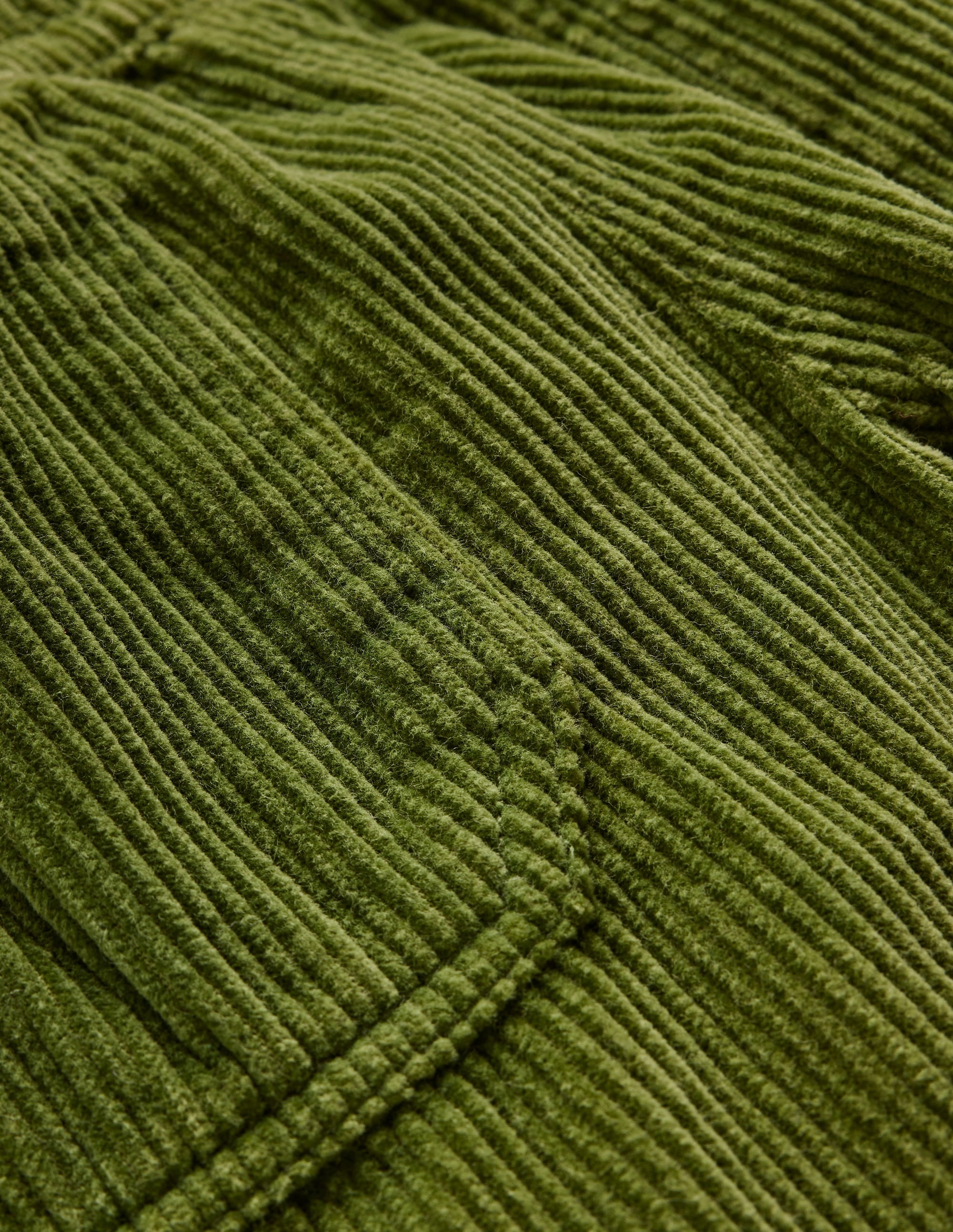 Pantalon à enfiler en velours côtelé-Vert feuille - Image 3