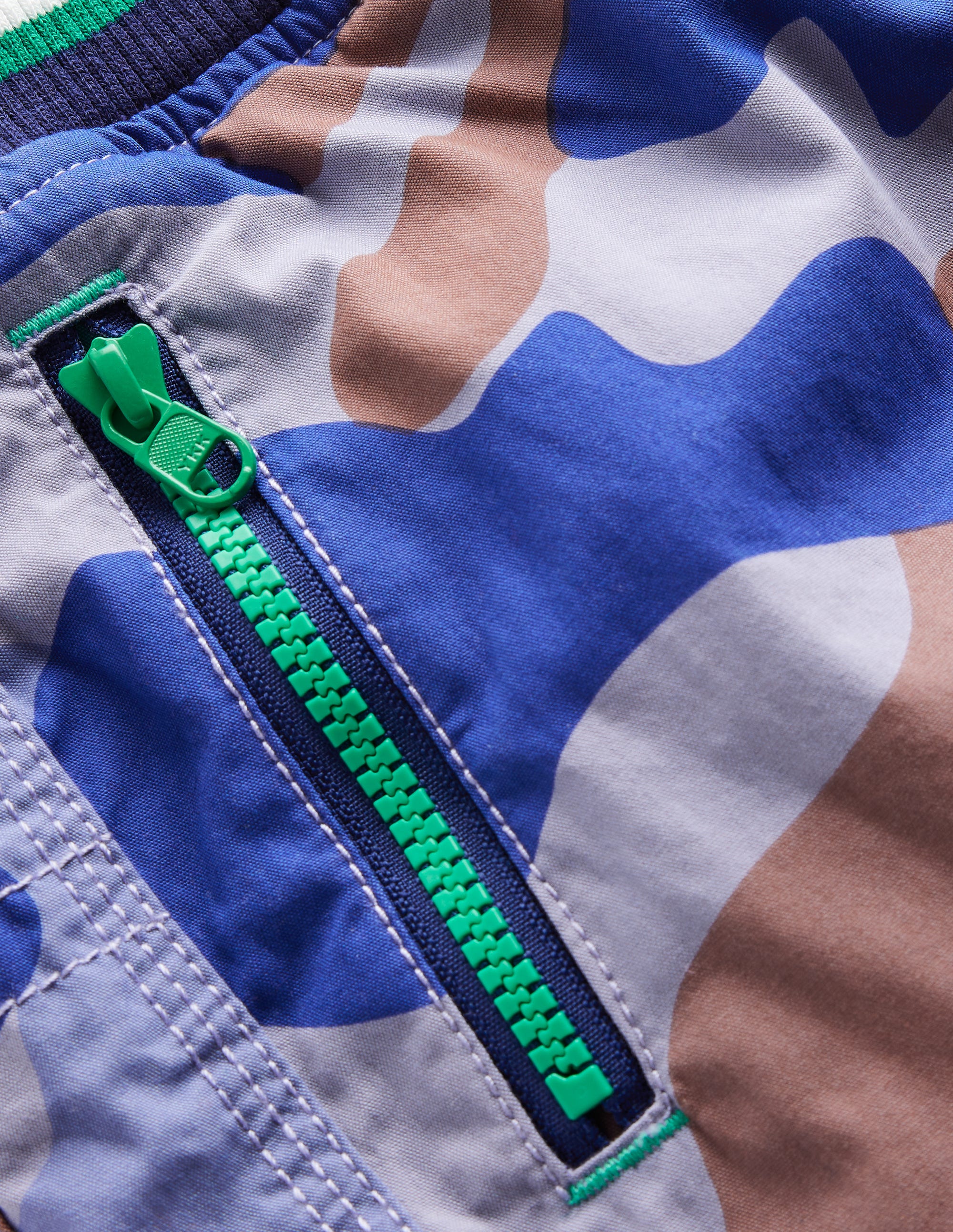 Kuschelige, gefütterte Hose-Blau mit Camouflage - Image 3