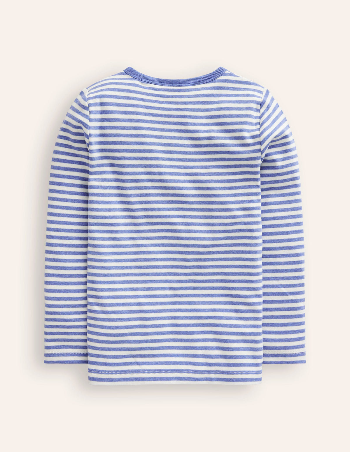 Cosy Brushed Top-Ivory/Bluejay - Image 2
