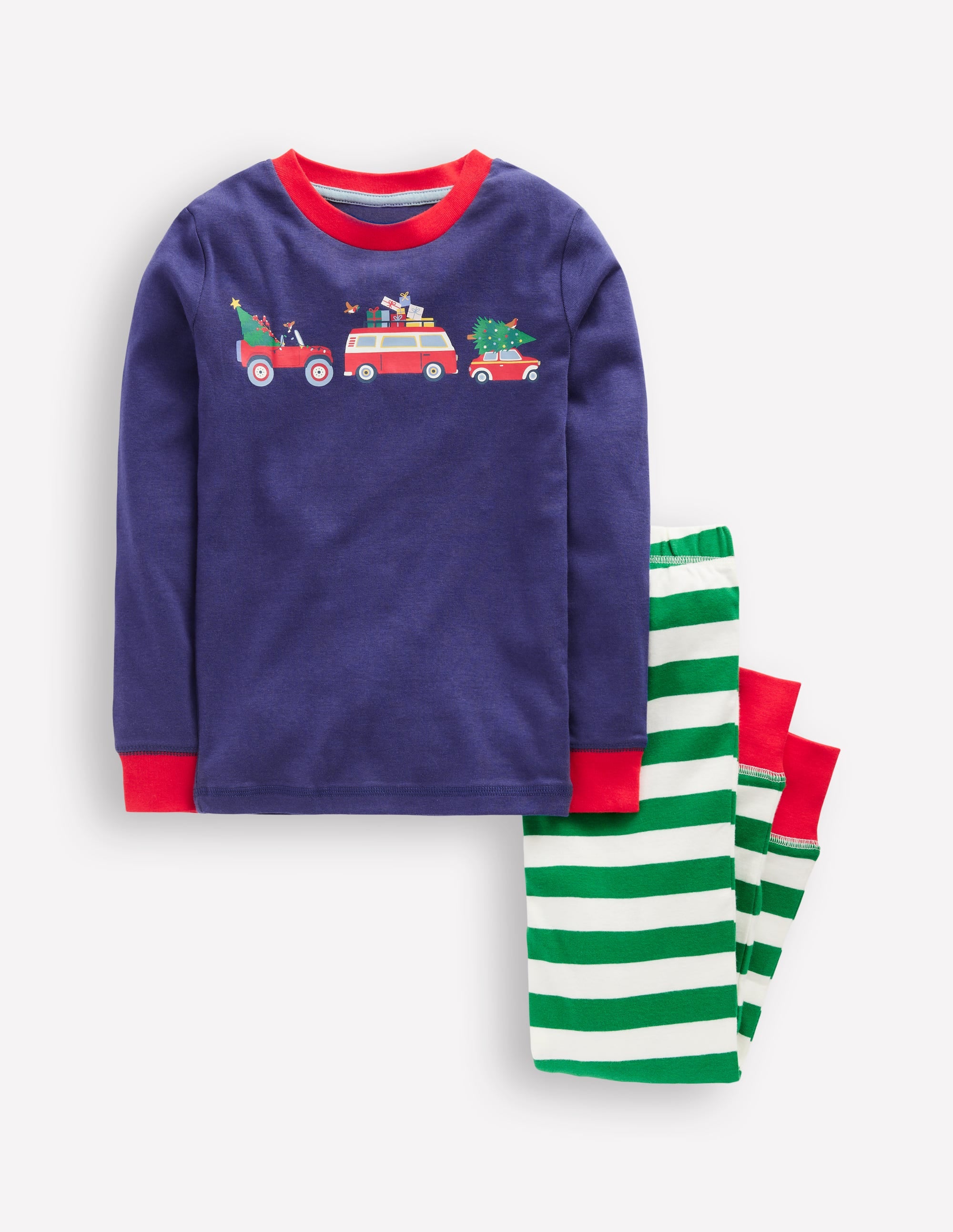 Eng anliegender, langer Schlafanzug-Weihnachtsautos - Image 1