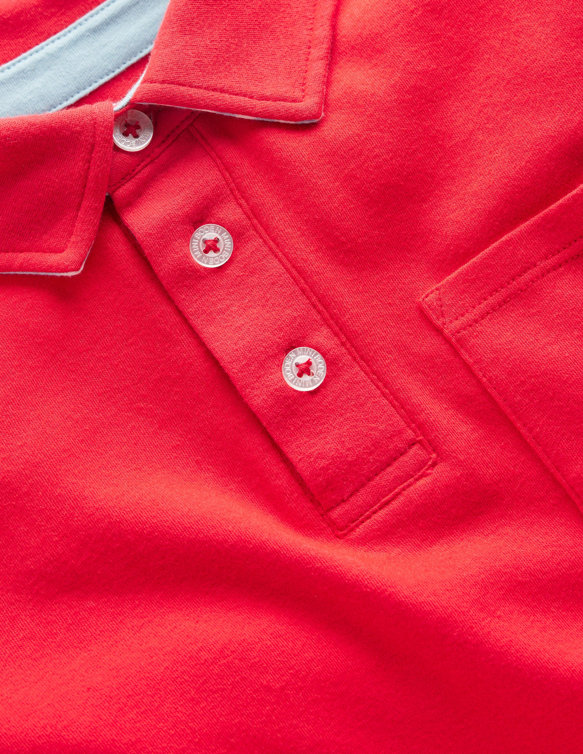 Supersoft Polo Shirt-Poppy Red - Image 3