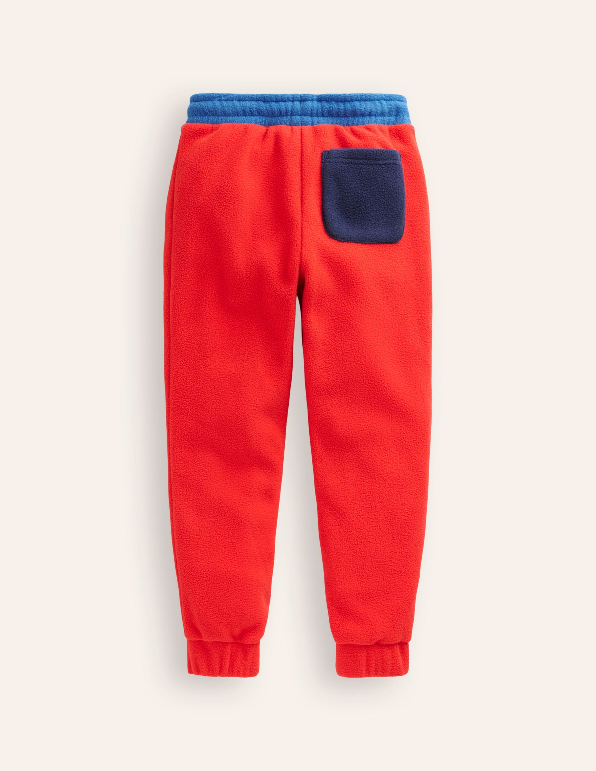 Cosy Fleece Joggers-Poppy Red Multi-2