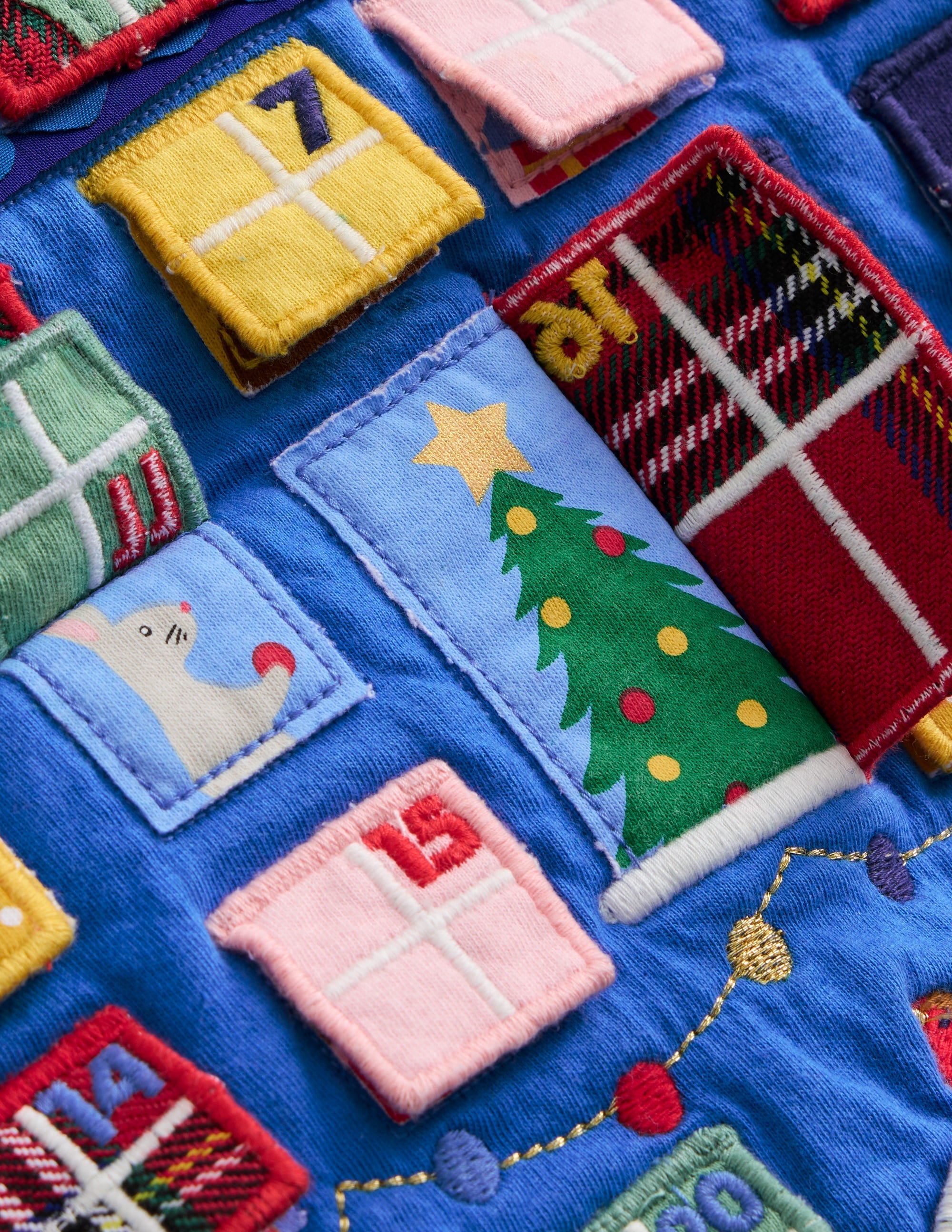 Adventskalender-Sweatshirt-Schmucksteingrün Advent - Image 3