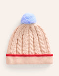 Strickmütze mit Zopfmuster-Anenome
