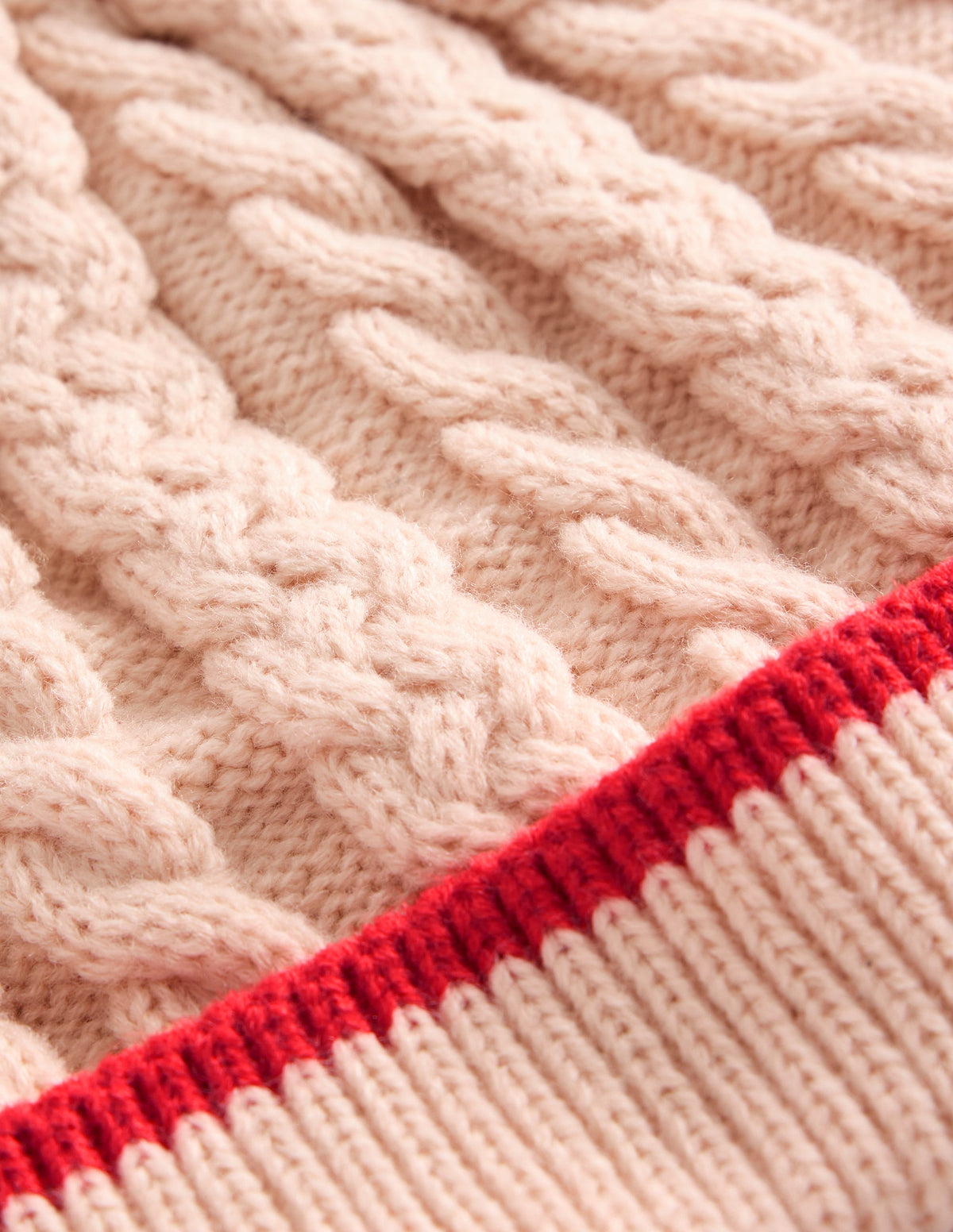 Strickmütze mit Zopfmuster-Anenome - Image 2