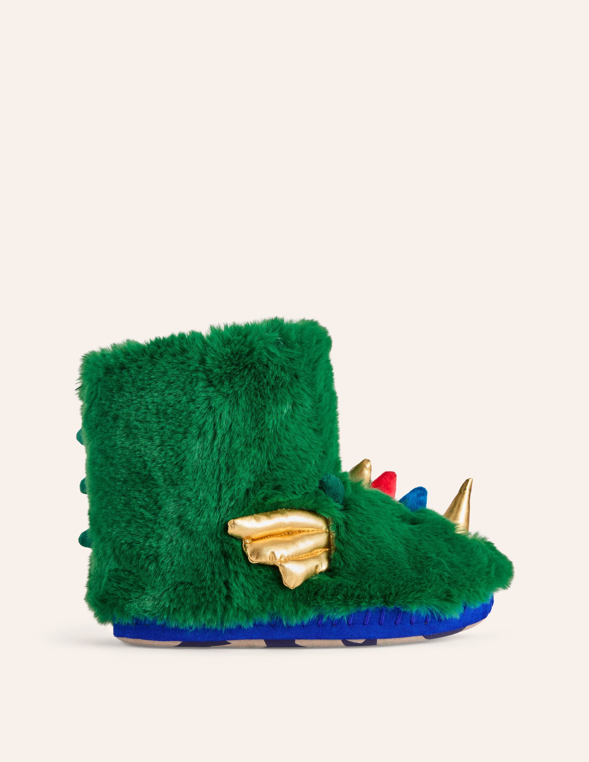 Chaussons bottillons-Dragon vert joyau - Image 1