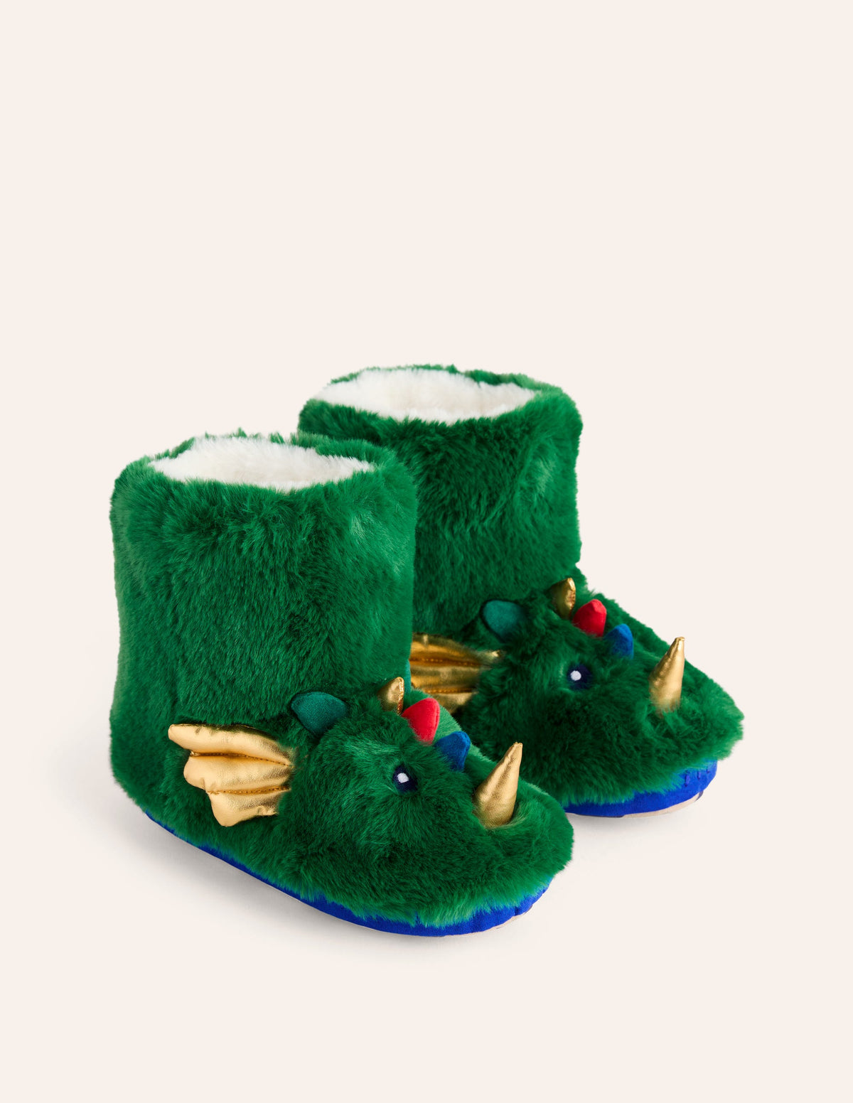 Chaussons bottillons-Dragon vert joyau-2