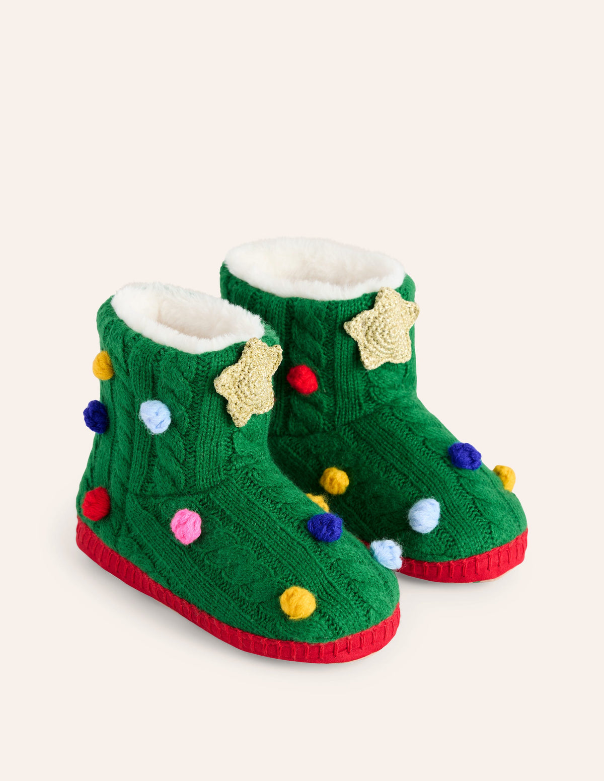 Christmas Slipper Boot-Rich Emerald - Image 2