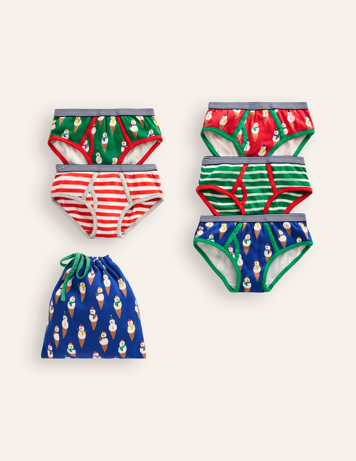 Pants 5 Pack-Multi Christmas-1