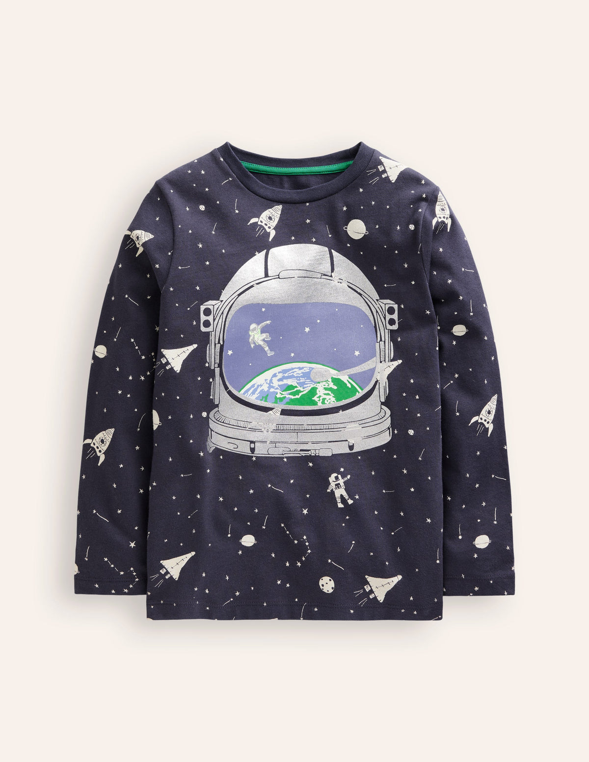 Glow-In-The-Dark T-Shirt-Smoke Astronaut - Image 1