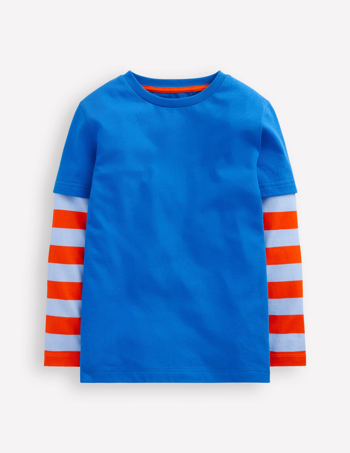T-shirt à fausses manches-Bleu Martin-pêcheur - Image 1