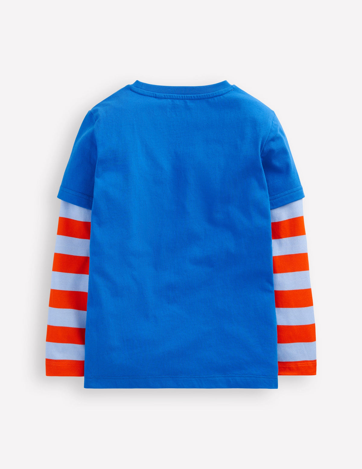 T-shirt à fausses manches-Bleu Martin-pêcheur - Image 2