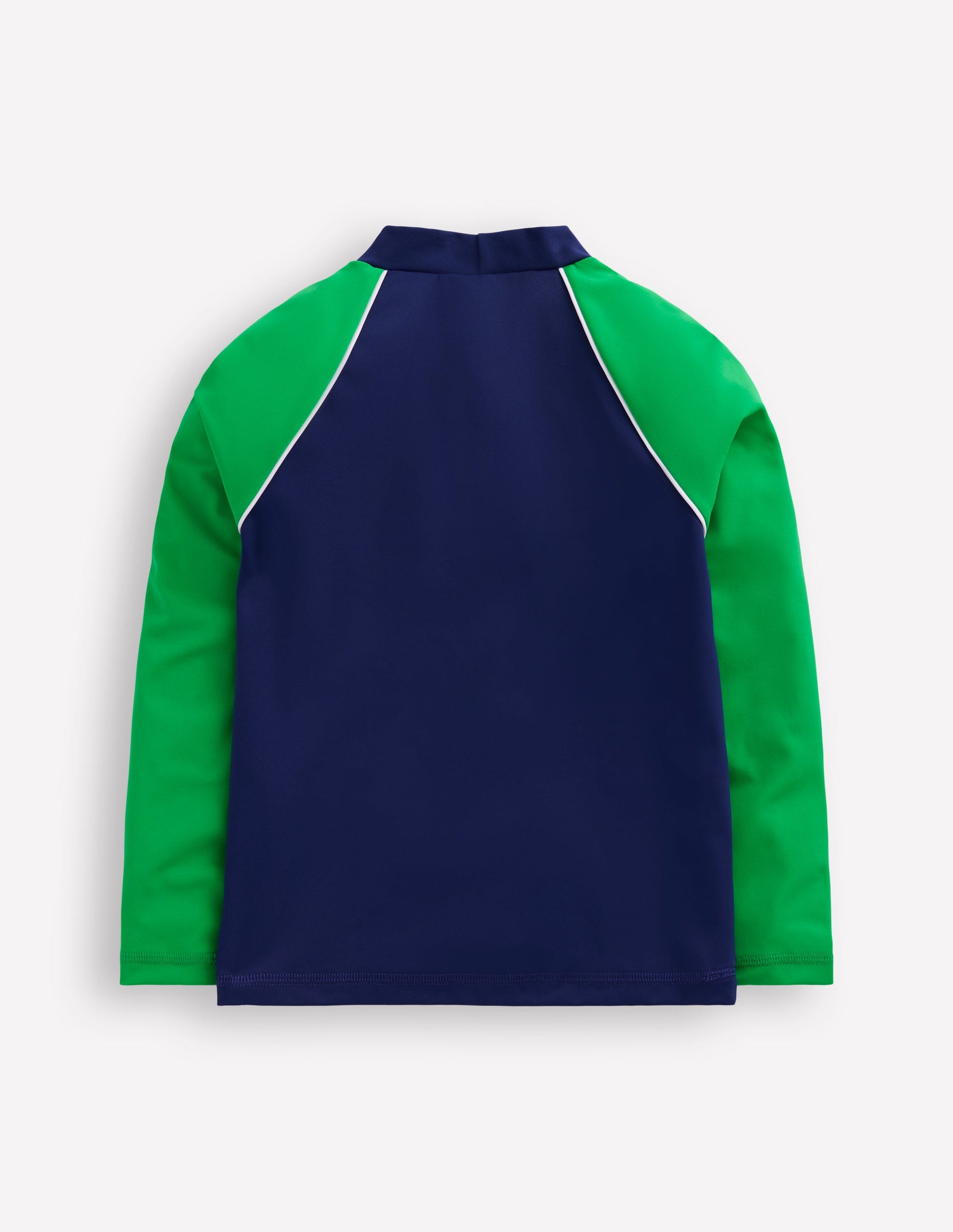Colour Block Rash Vest-Sapphire Blue-2