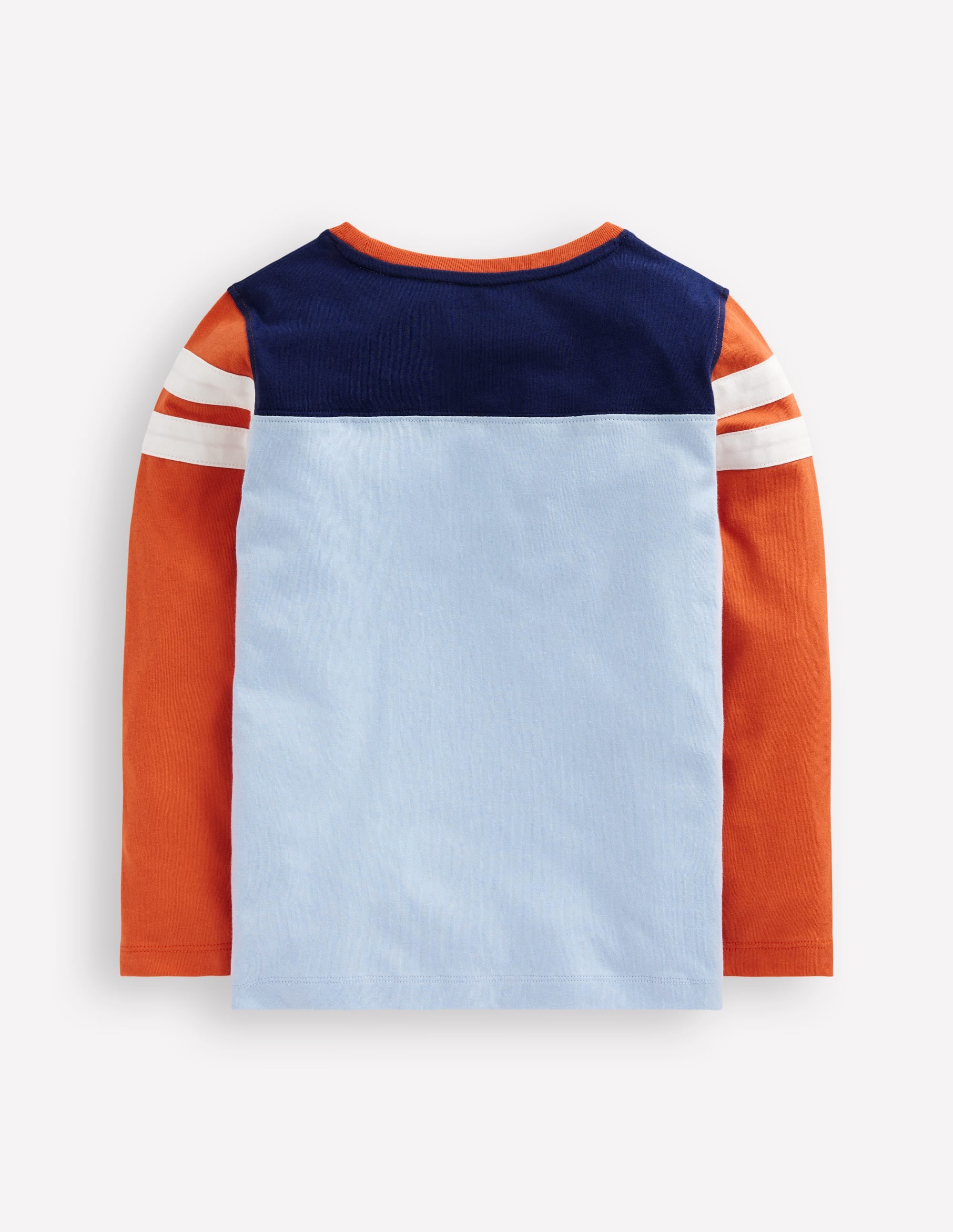 T-shirt colourblock-Colourblock bleu glacier - Image 2