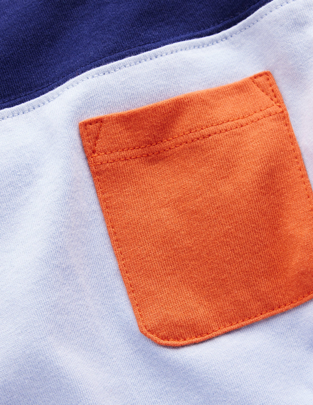 T-shirt colourblock-Colourblock bleu glacier - Image 3