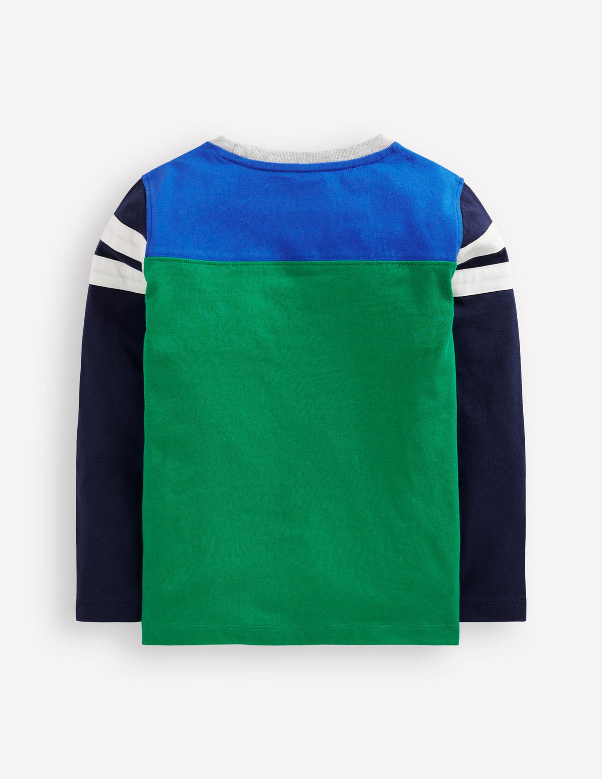 T-shirt colourblock-Colourblock vert printemps - Image 2