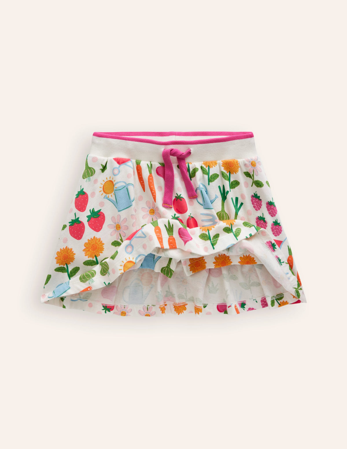 Gemusterter Jersey-Skort-Bunt Motiv Grow Your Own - Image 4