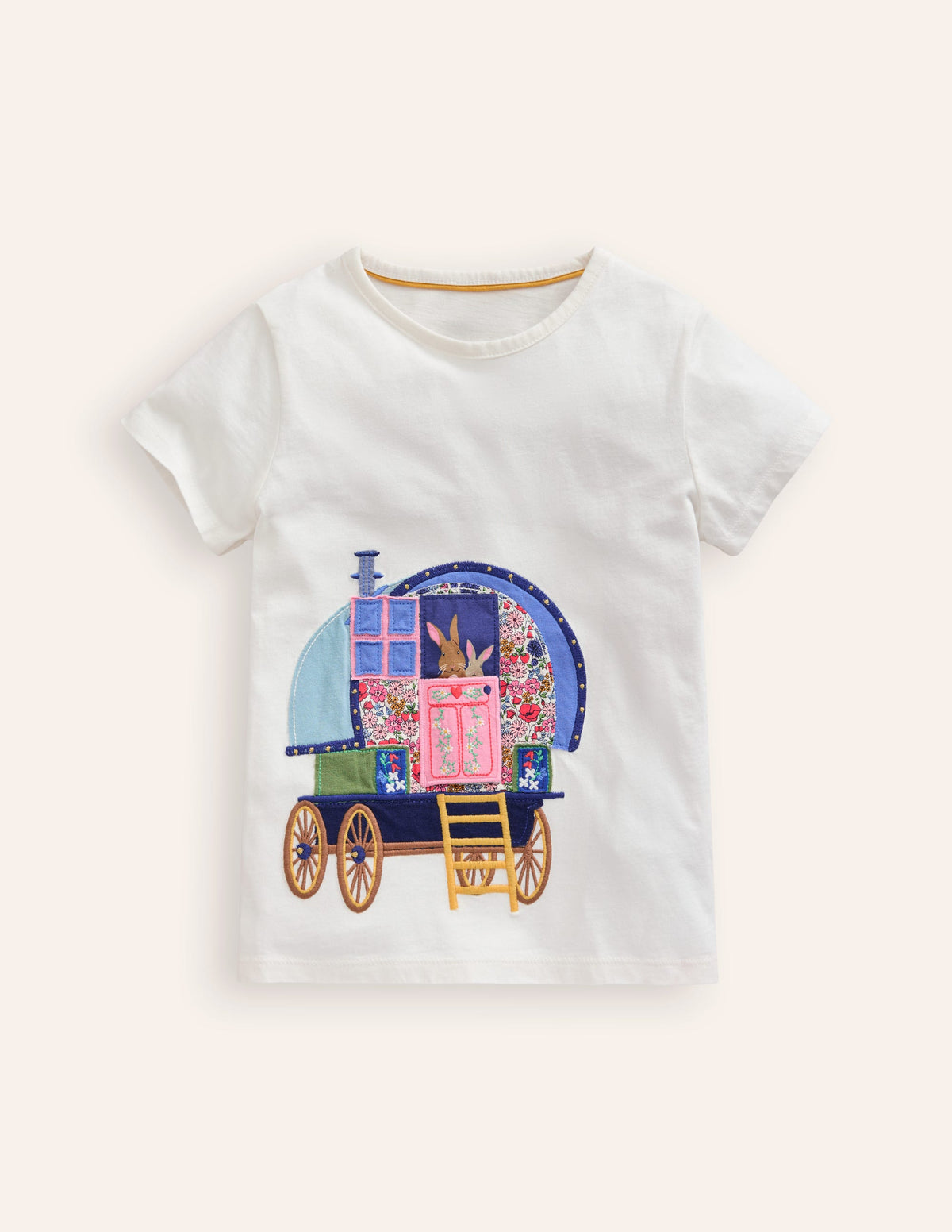 Lift The Flap T-Shirt-Ivory-1