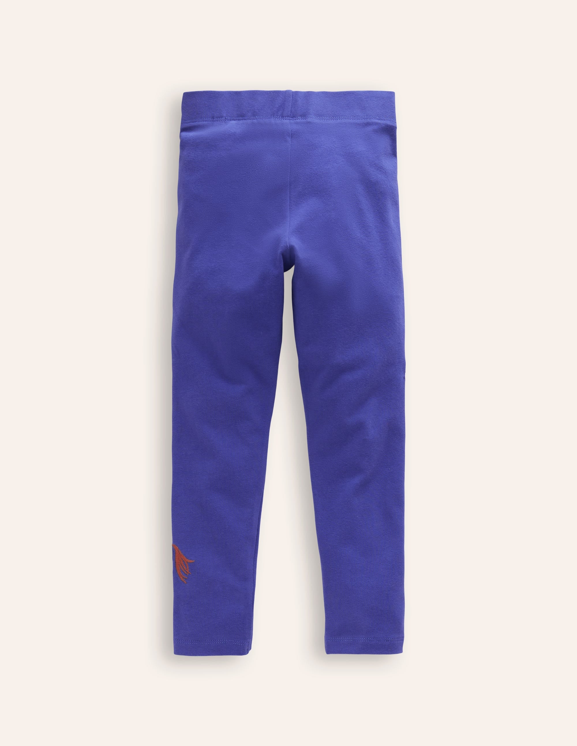 Appliqué Leggings-Navy Unicorns - Image 2