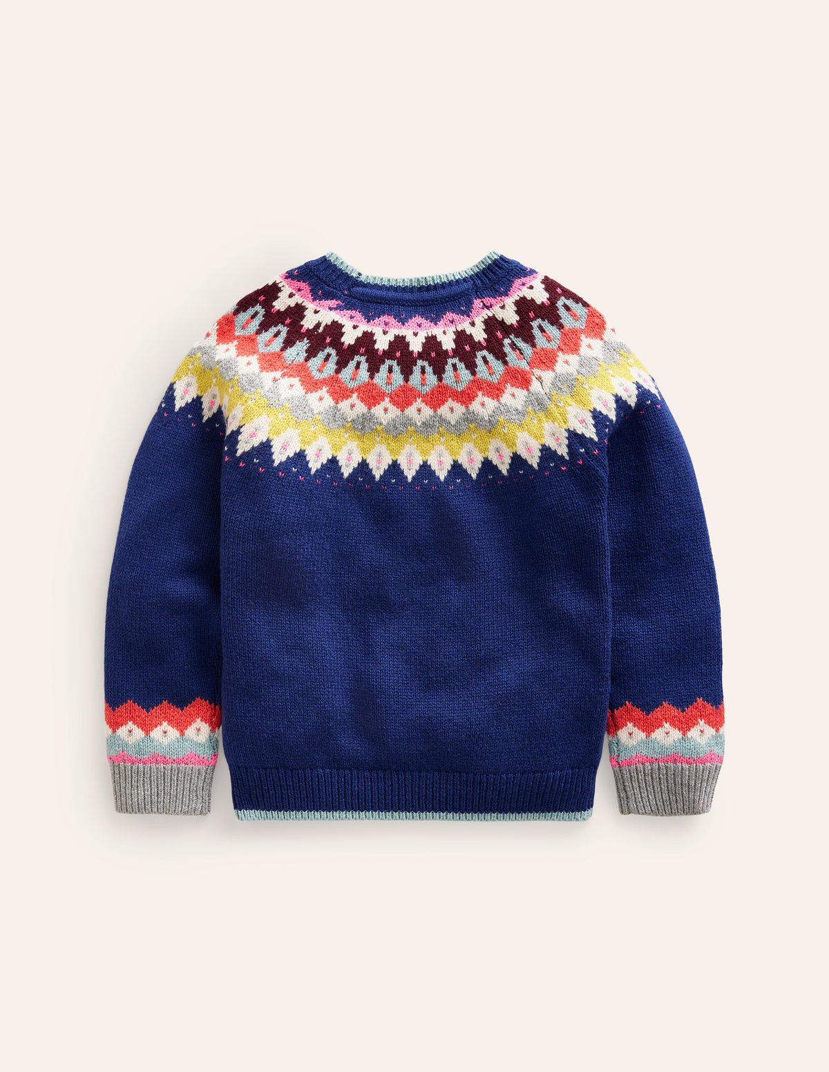 Eleanor Fair-Isle-Pullover-Saphirblau - Image 2