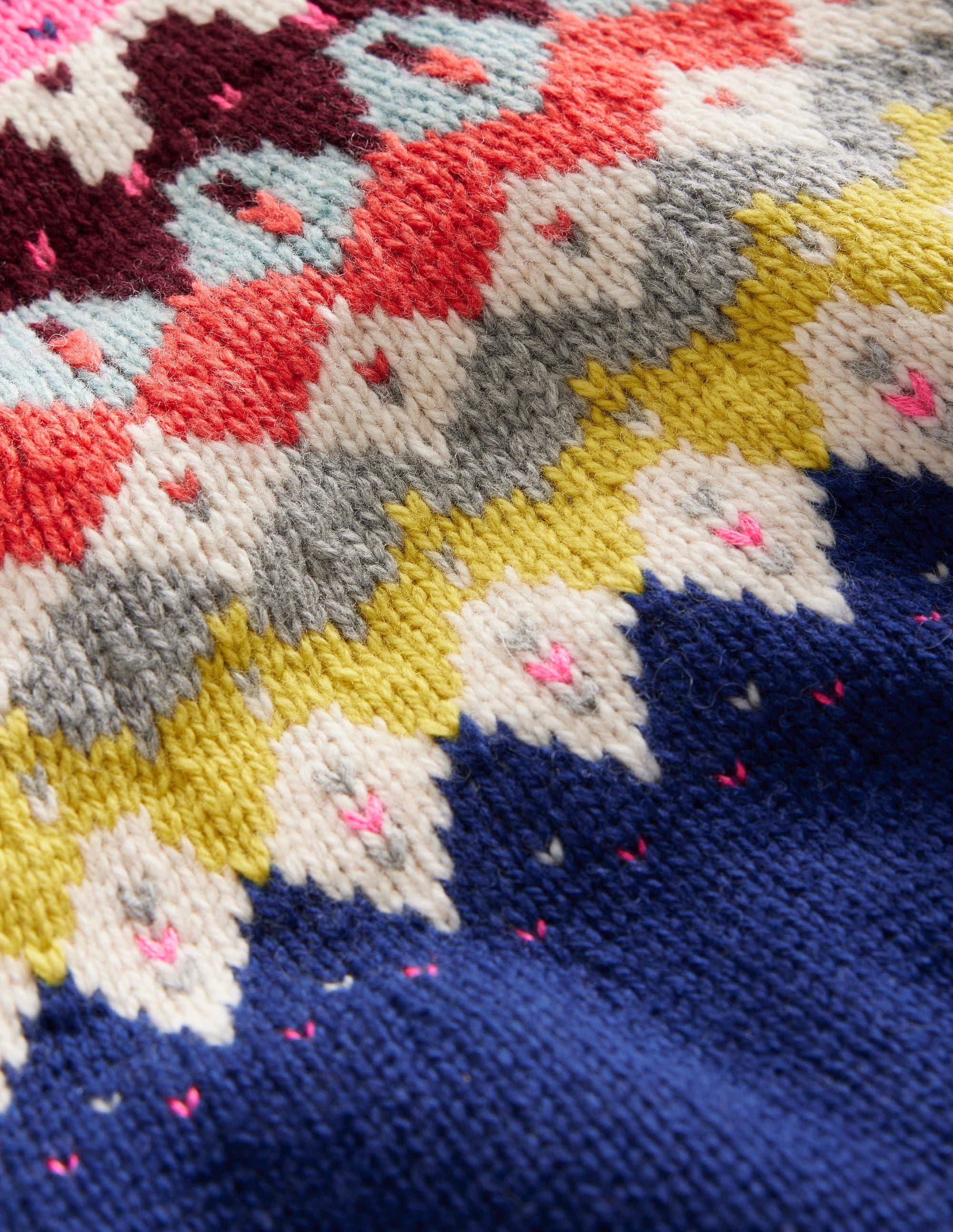 Eleanor Fair-Isle-Pullover-Saphirblau - Image 3