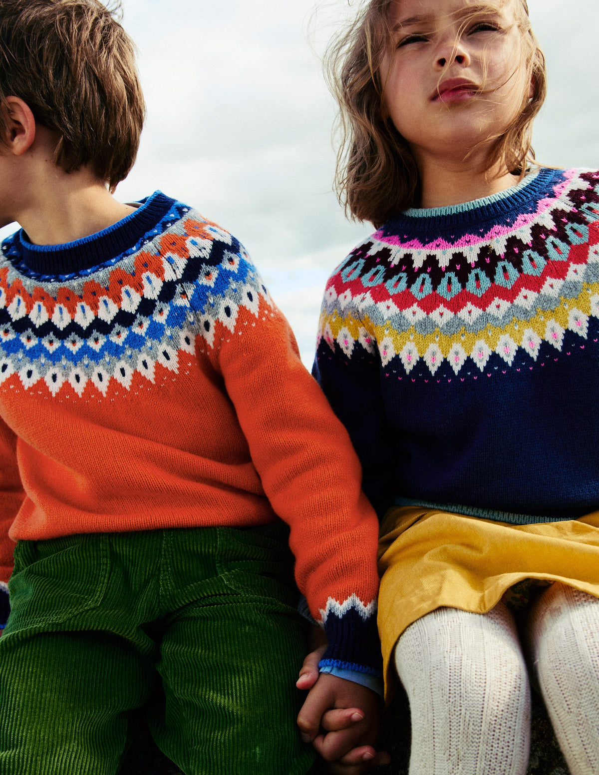 Eleanor Fair-Isle-Pullover-Saphirblau - Image 8