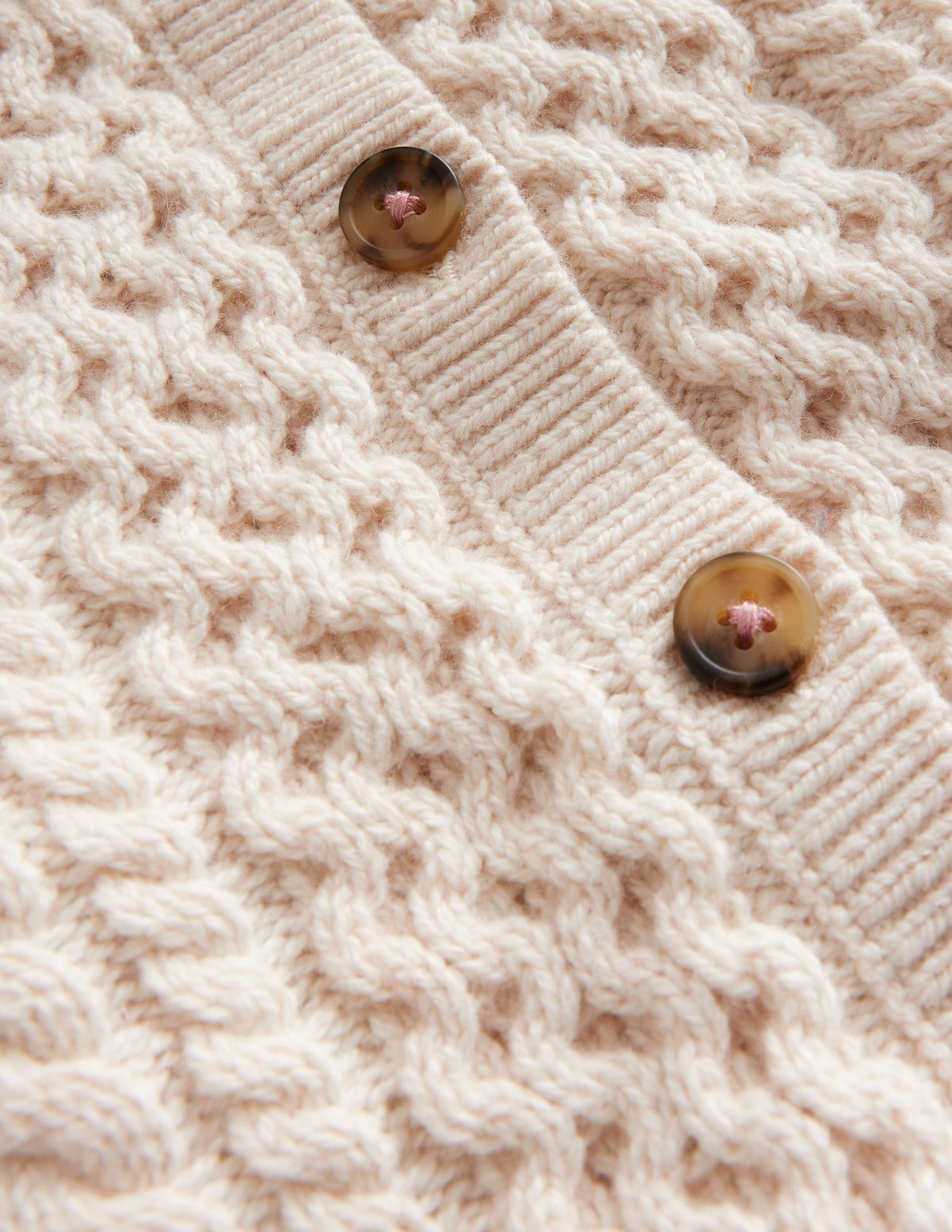 Strickjacke mit Zopfmuster-Aristocratic Blue-3