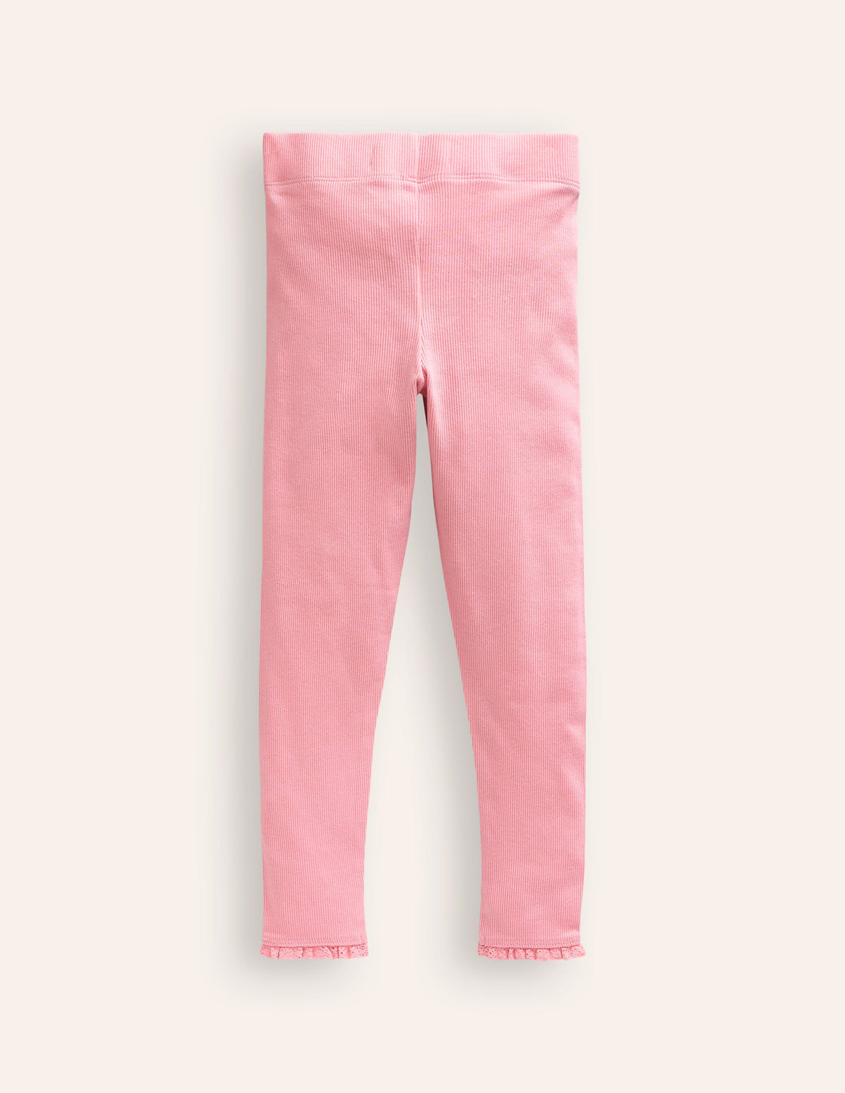 Gerippte Baumwoll-Leggings-Almond Sparkle - Image 2