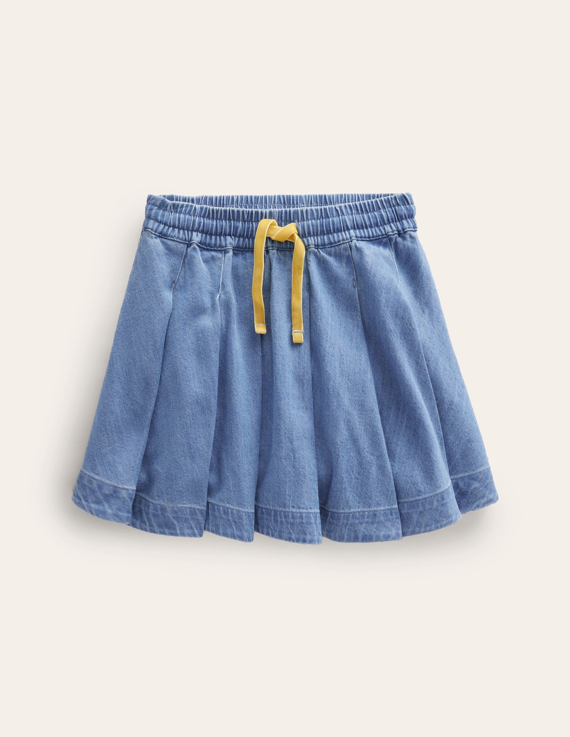 Pull-On Twirly Pleated Skirt-Light Vintage - Image 1