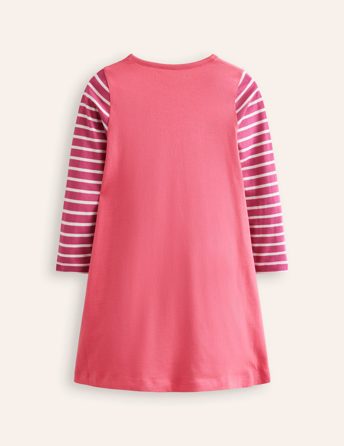 Elsie Big Appliqué Dress-Rapture Rose Pink Mice - Image 2