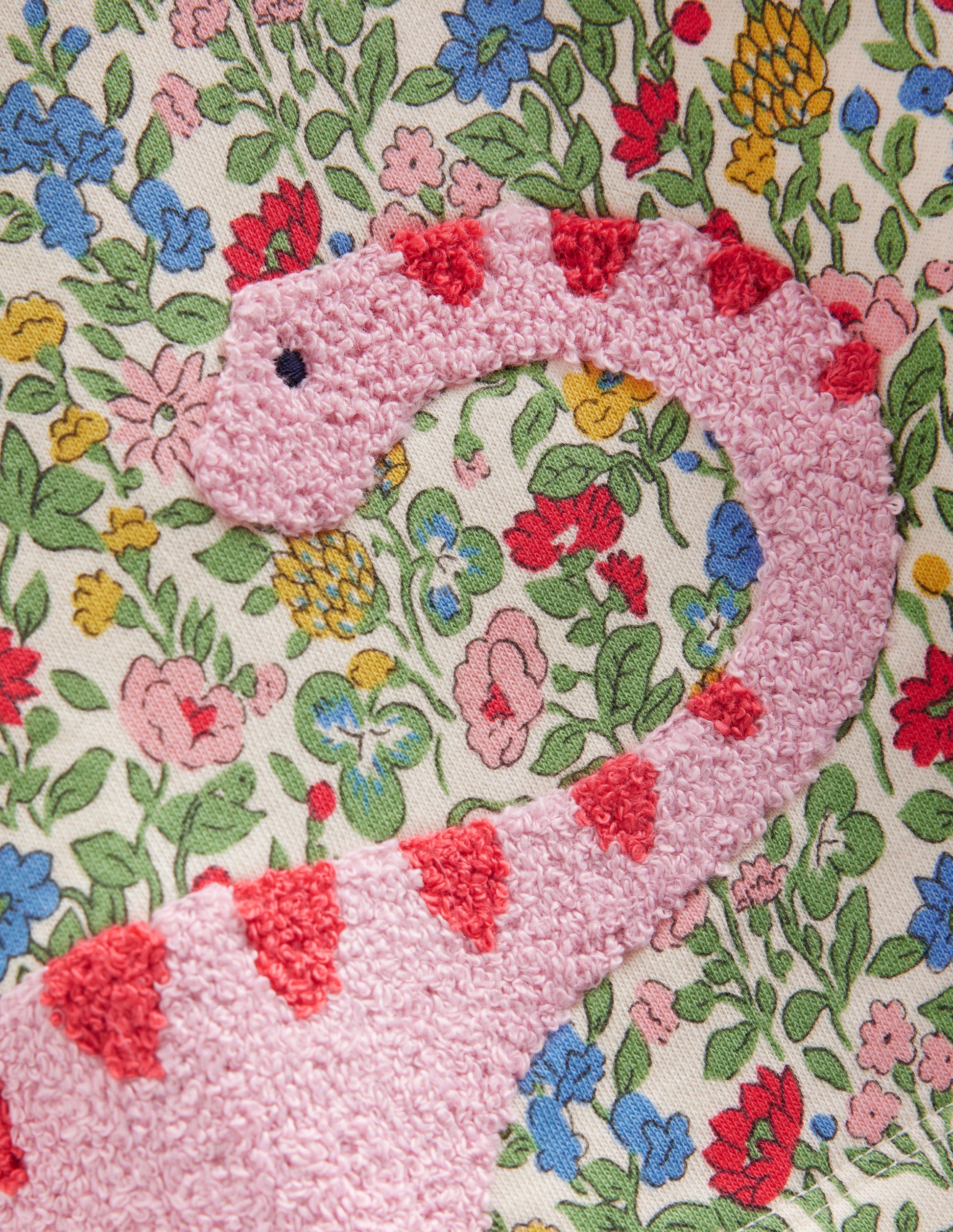 Robe-sweat Ida à appliqué-Dinosaures motif Meadow Floral multi-3