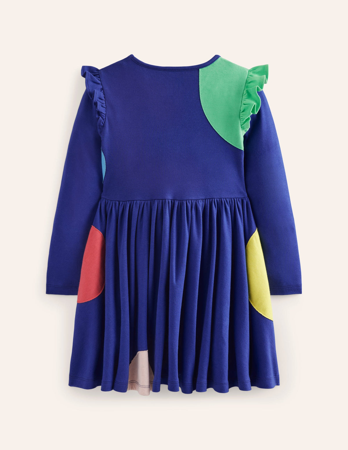 Mabel Ballerinakleid mit Tellerrock-Starboard-Blau, Getupft - Image 2