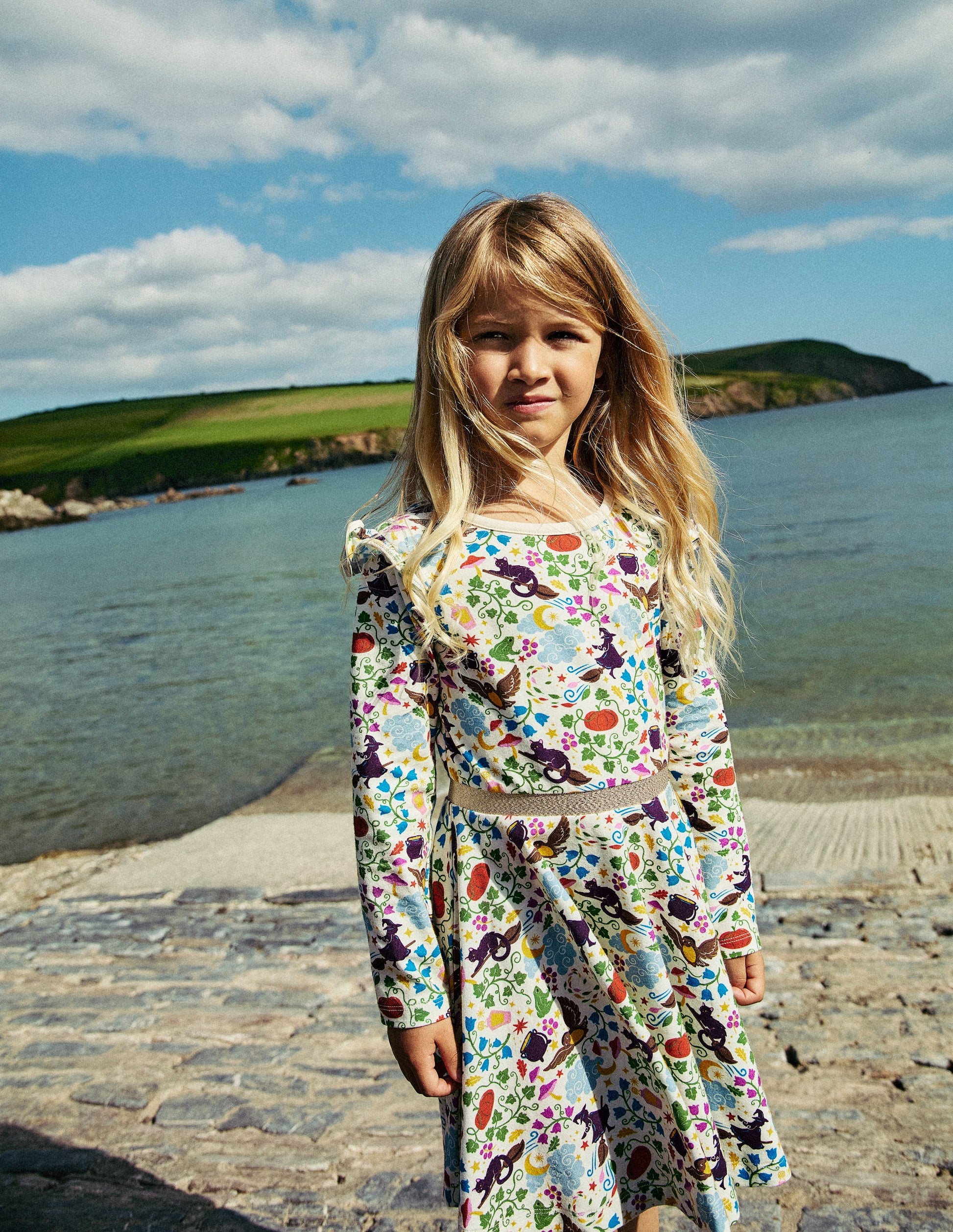 Robe de ballerine Mabel tournoyante-Motif Hocus Pocus multi-4
