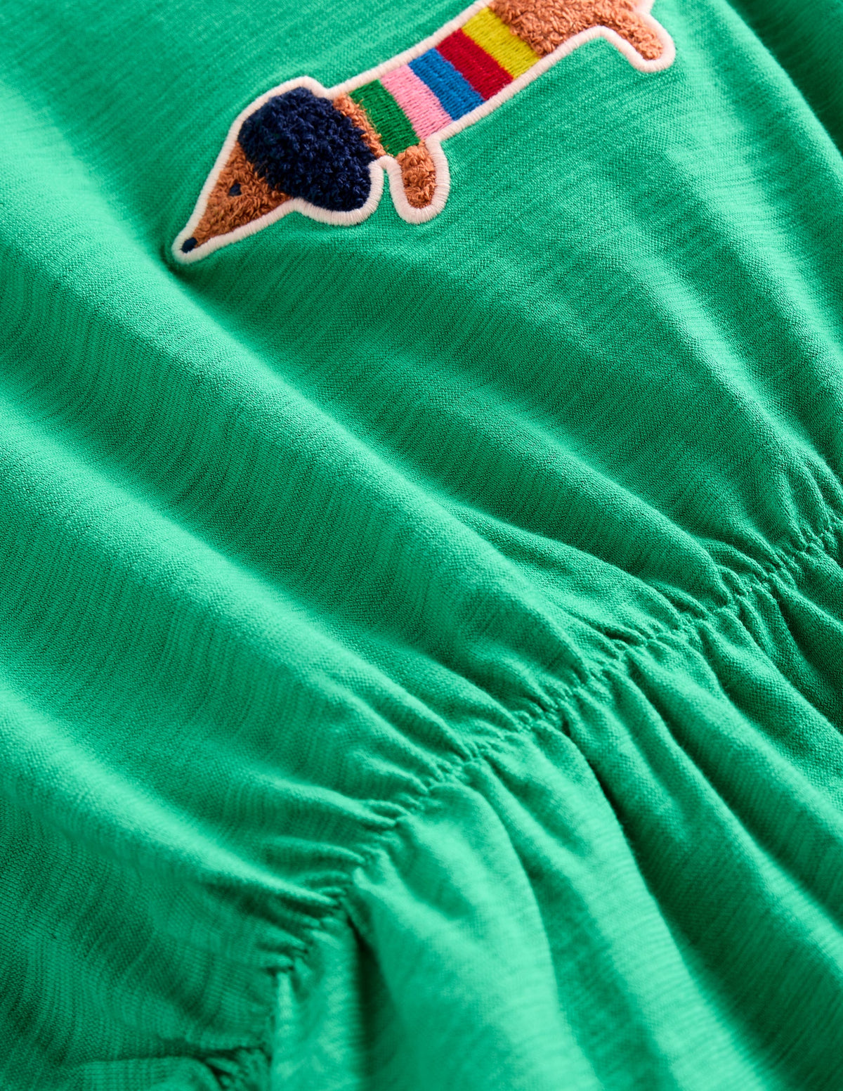 Raglankleid mit Logo-Topasgrün Dackel - Image 3