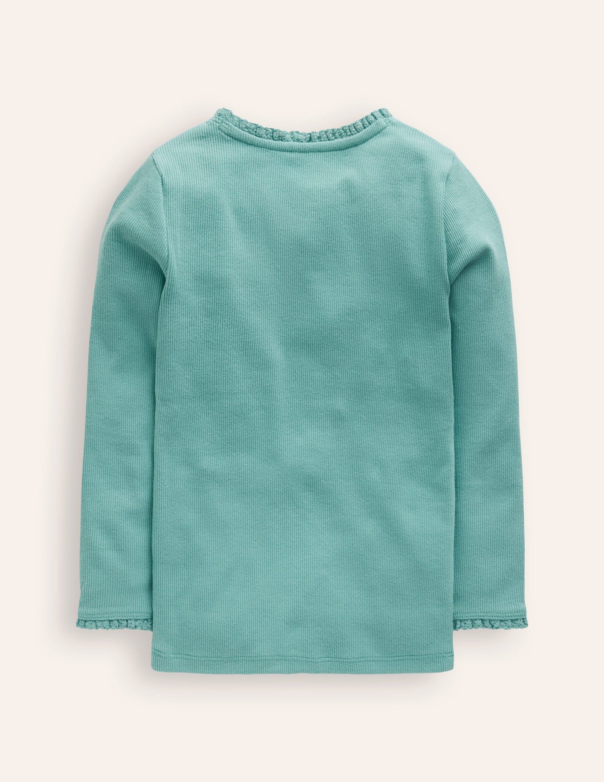 Geripptes Langarmshirt-Bachblau-2