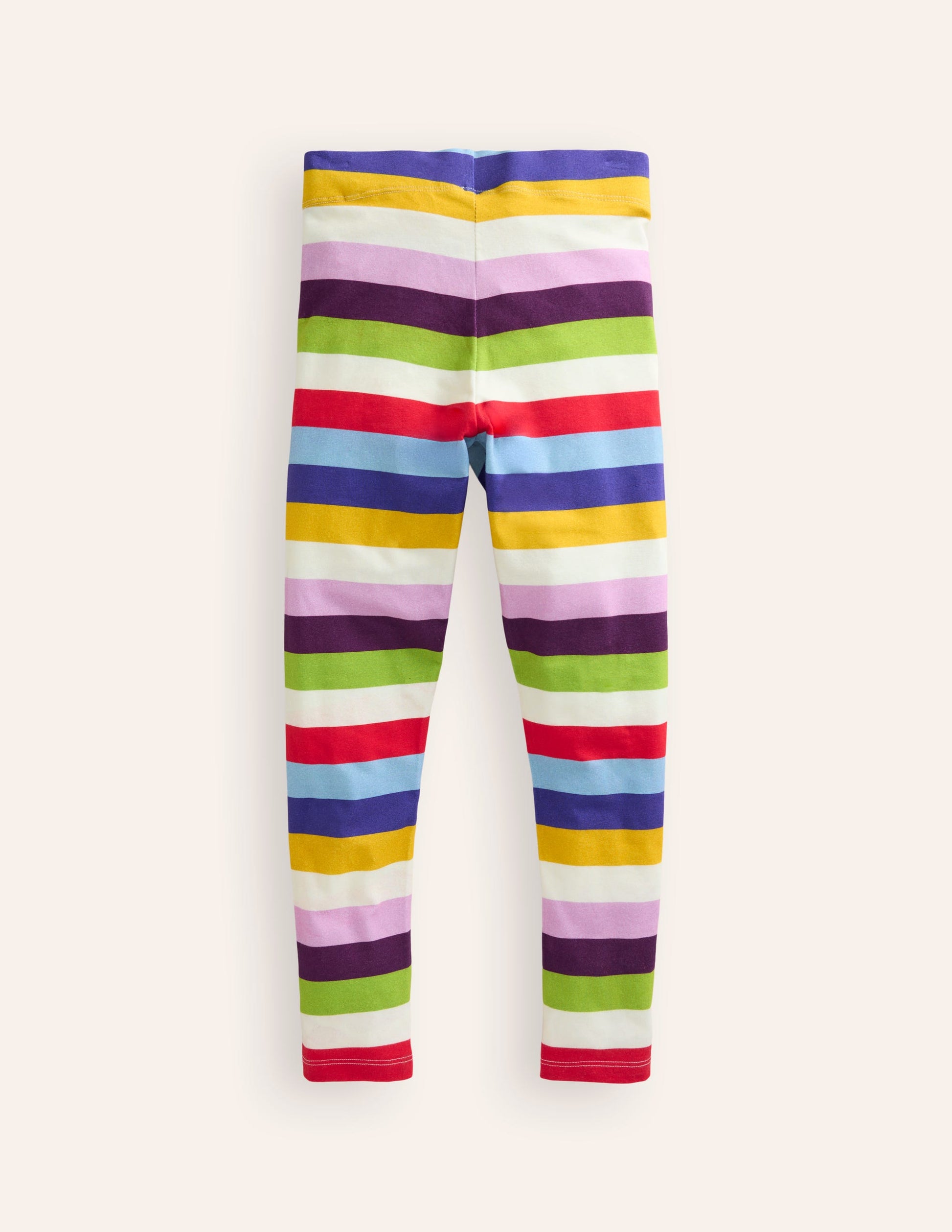 Lustige Leggings für jeden Tag-Bunte Regenbogenstreifen-2